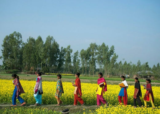 "Give one girl an education, and you educate the whole family." Maria Leoni Sceti, Founder & Creative Director at Sonia Petroff