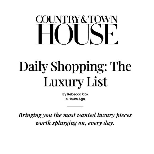 As seen in Country & Town House Luxury List