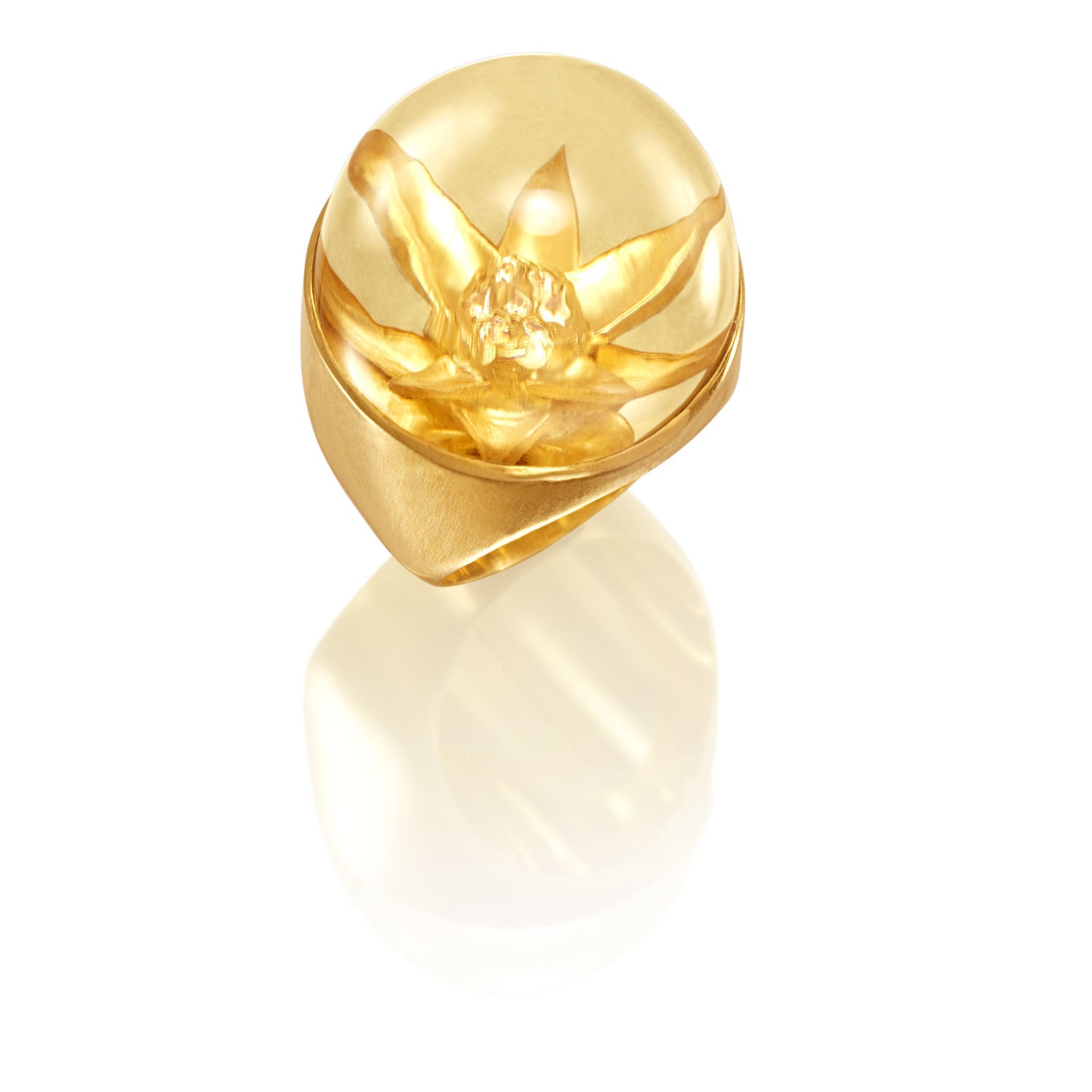 Amazon Flower "Bromelia" Ring