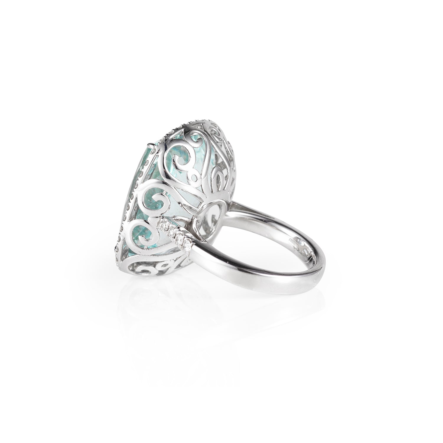 Aquamarine Cocktail Ring