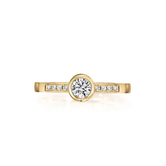 Brilliant Diamond Solitaire Ring