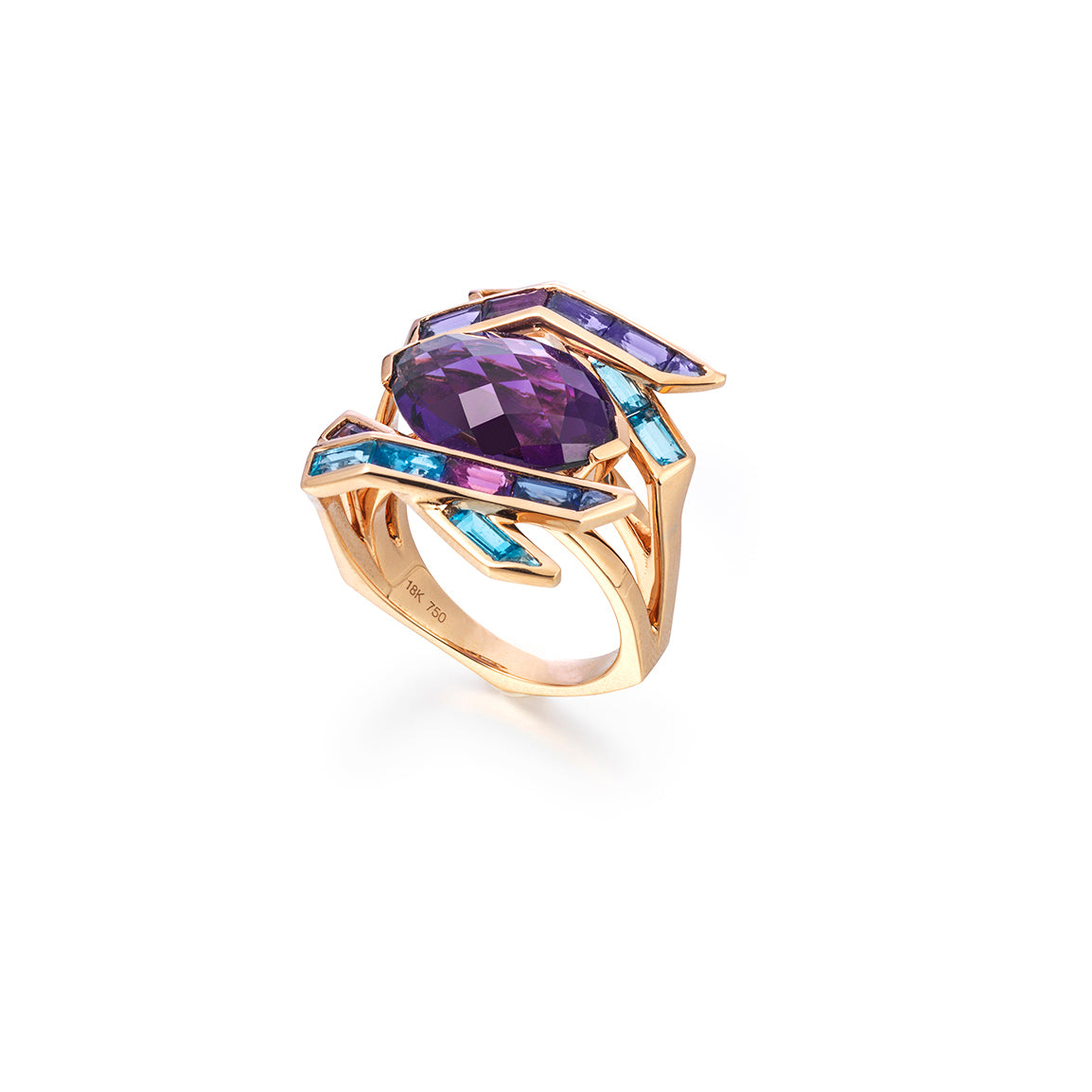 Electric Night - Cocktail Ring