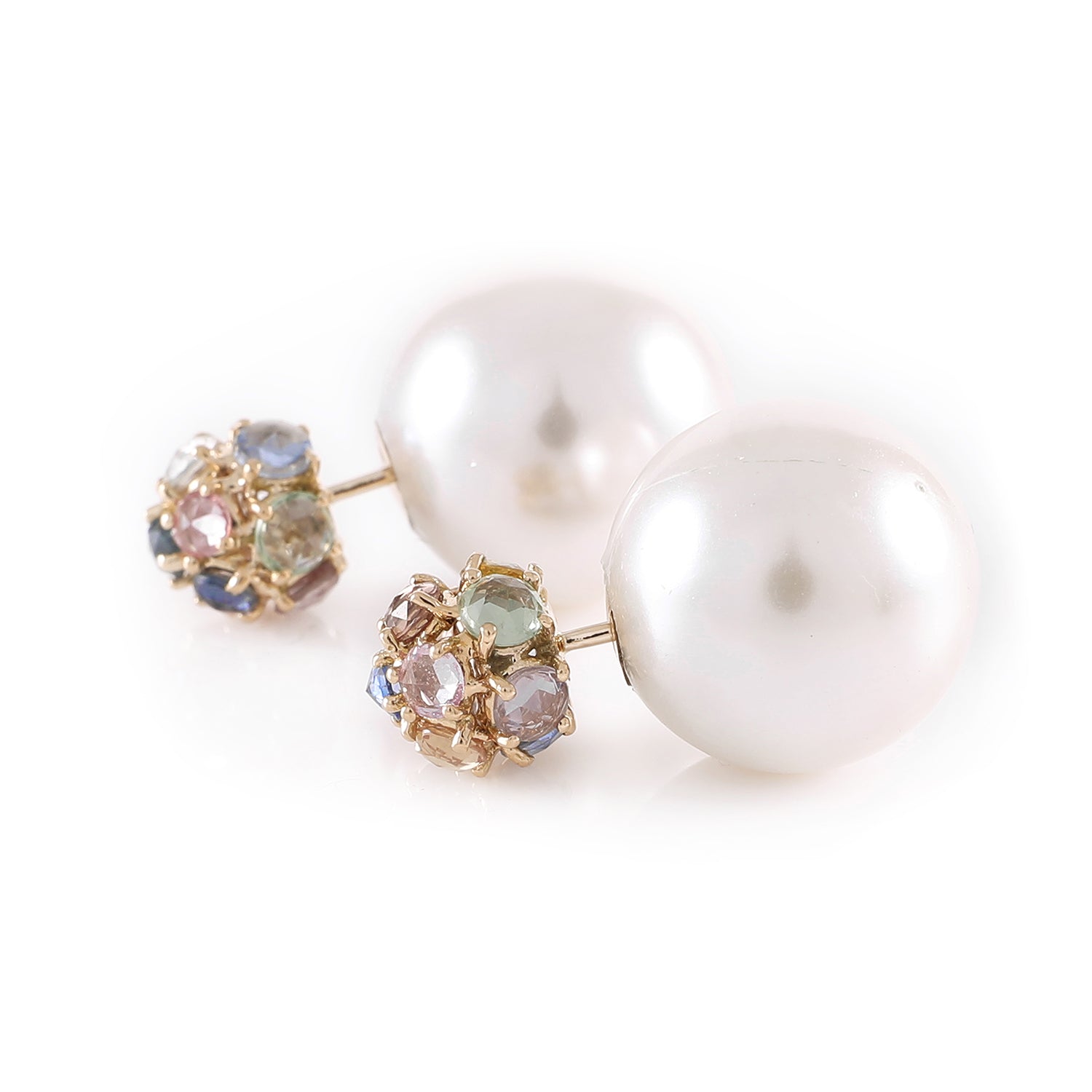 Earring Zero 2 - Multicolour Sapphires