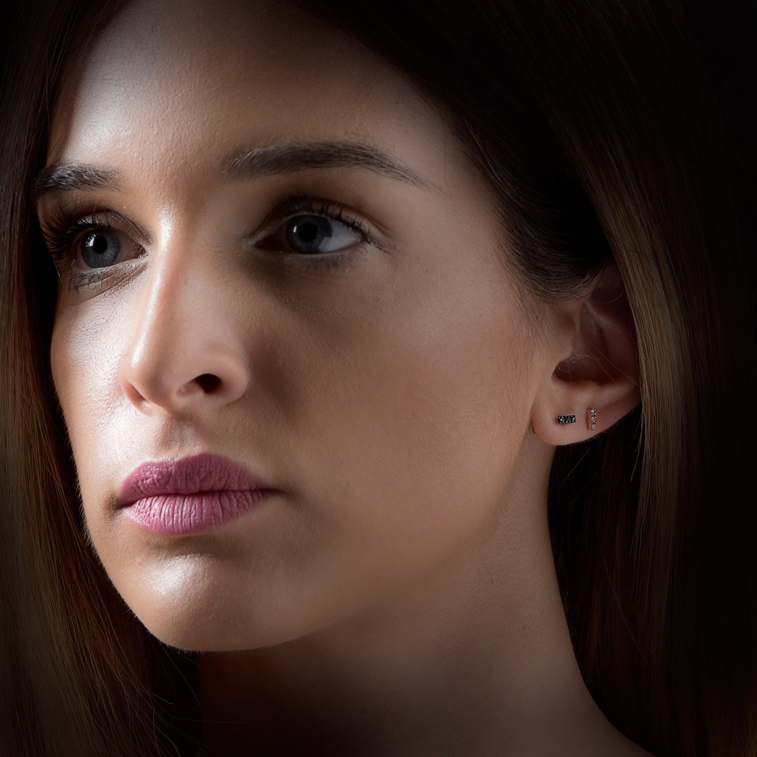 3-Stone Earrings