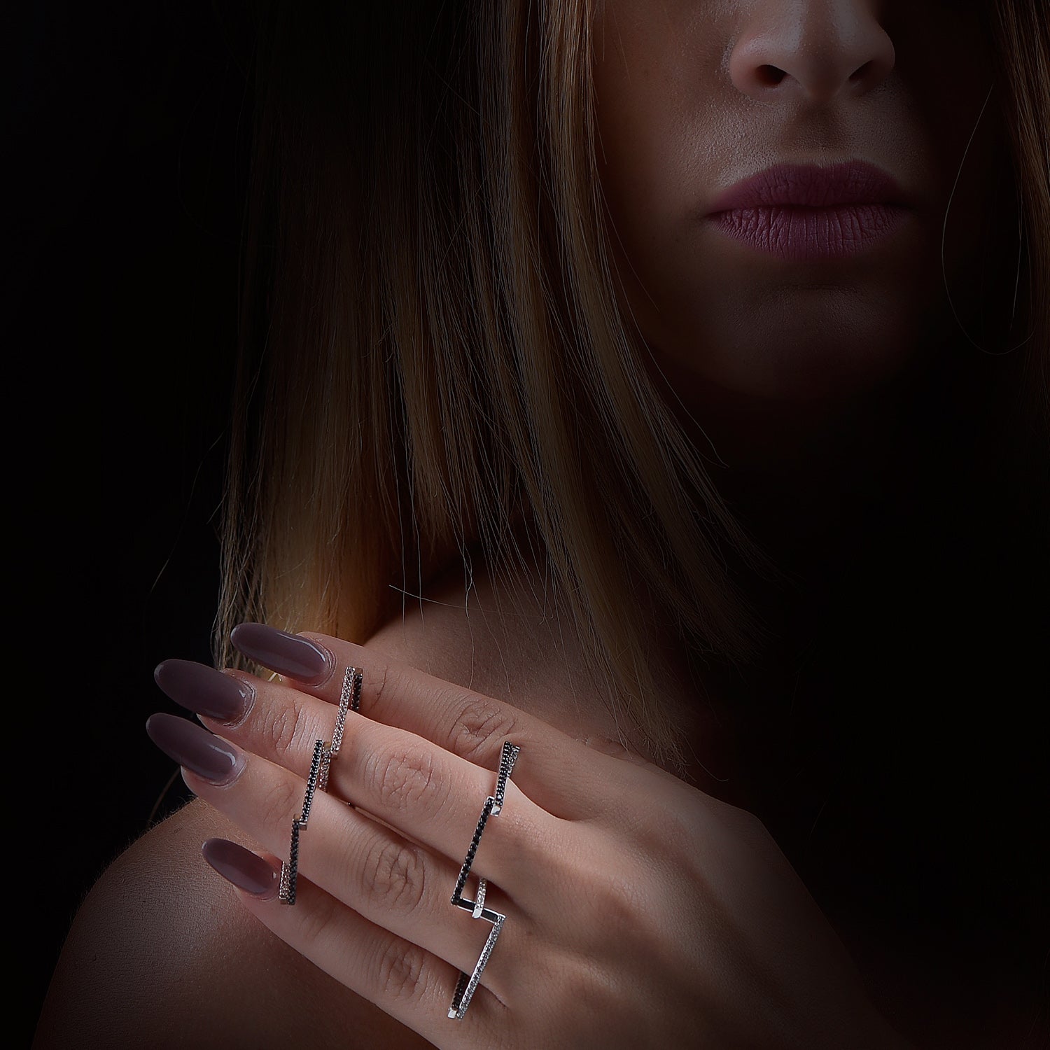 The In/Out Square Eternity Ring/Pendant