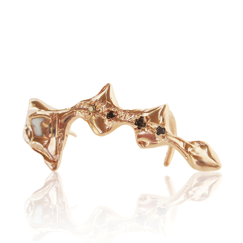 Curved Arrow Ear Cuff