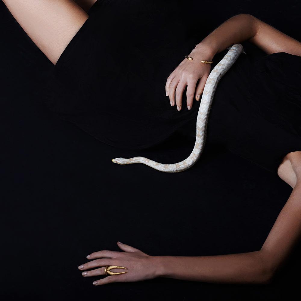 Persephone Cuff in Black