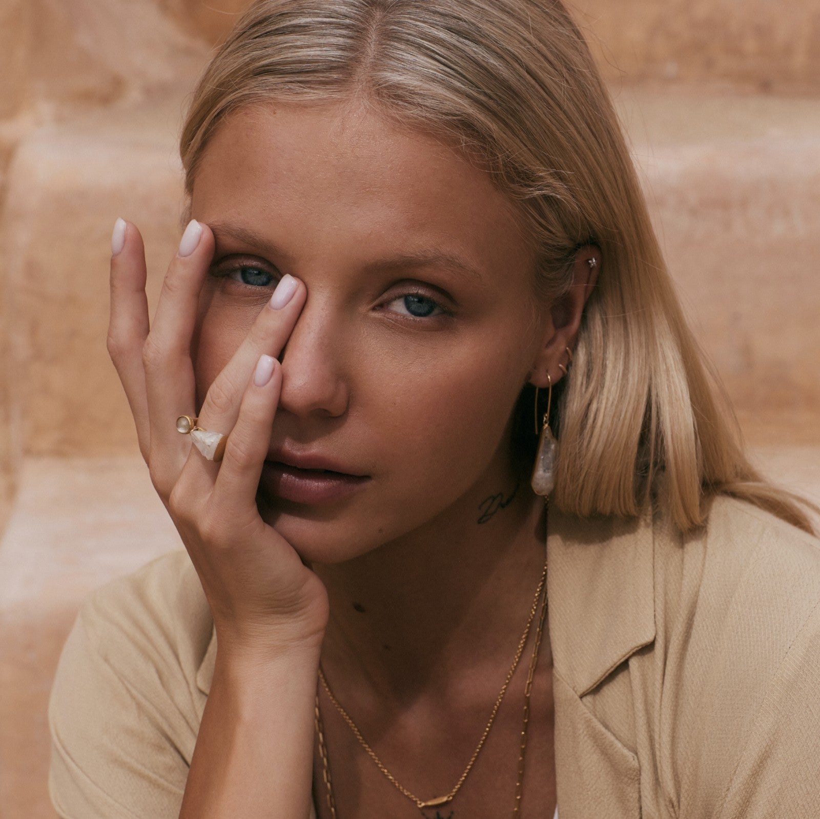 Mārga Rock Cocktail Ring