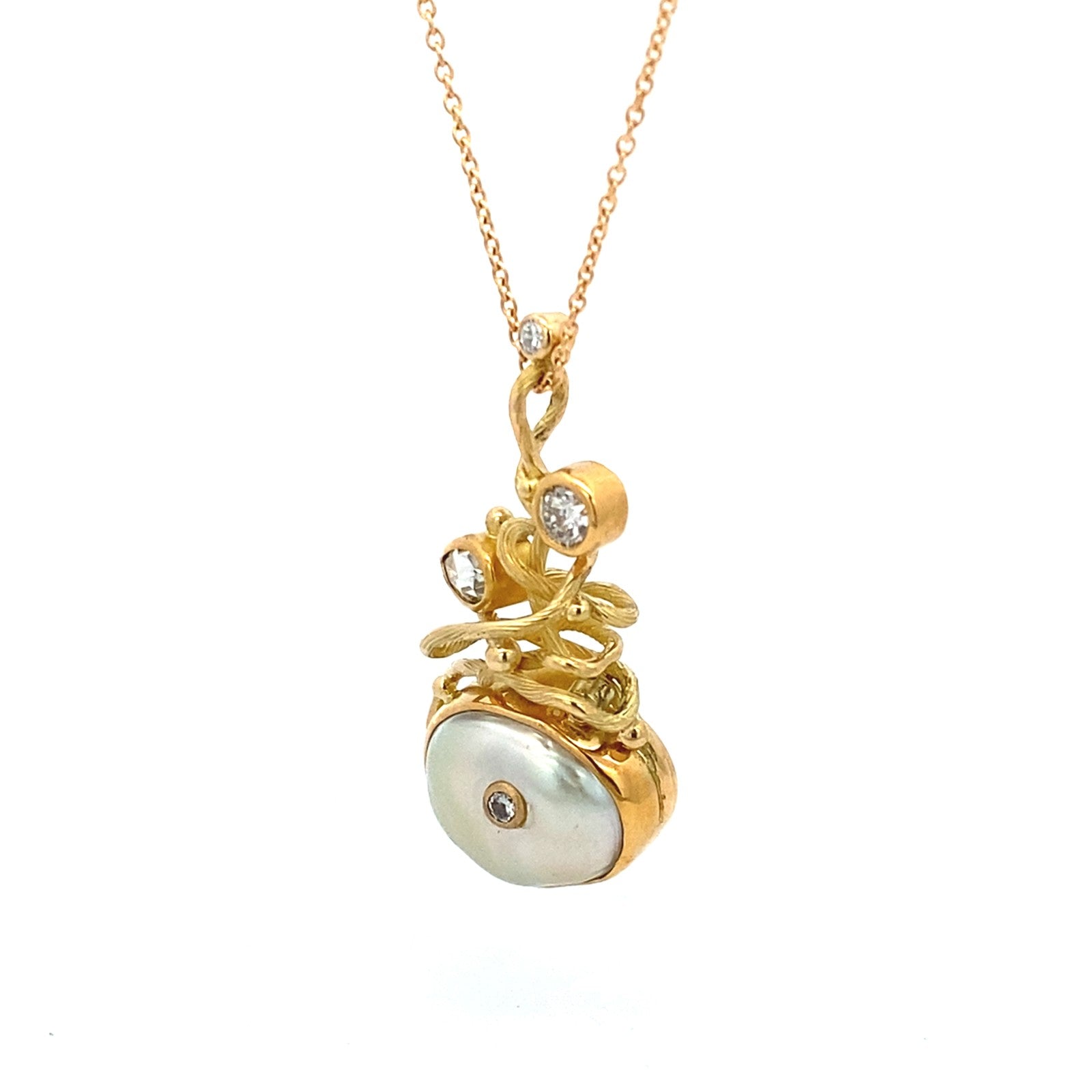 Gone Fishing Pearl Necklace