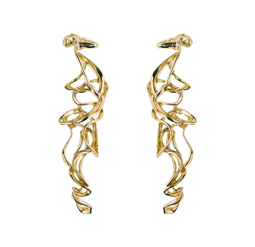 Amara Long Stud Earrings