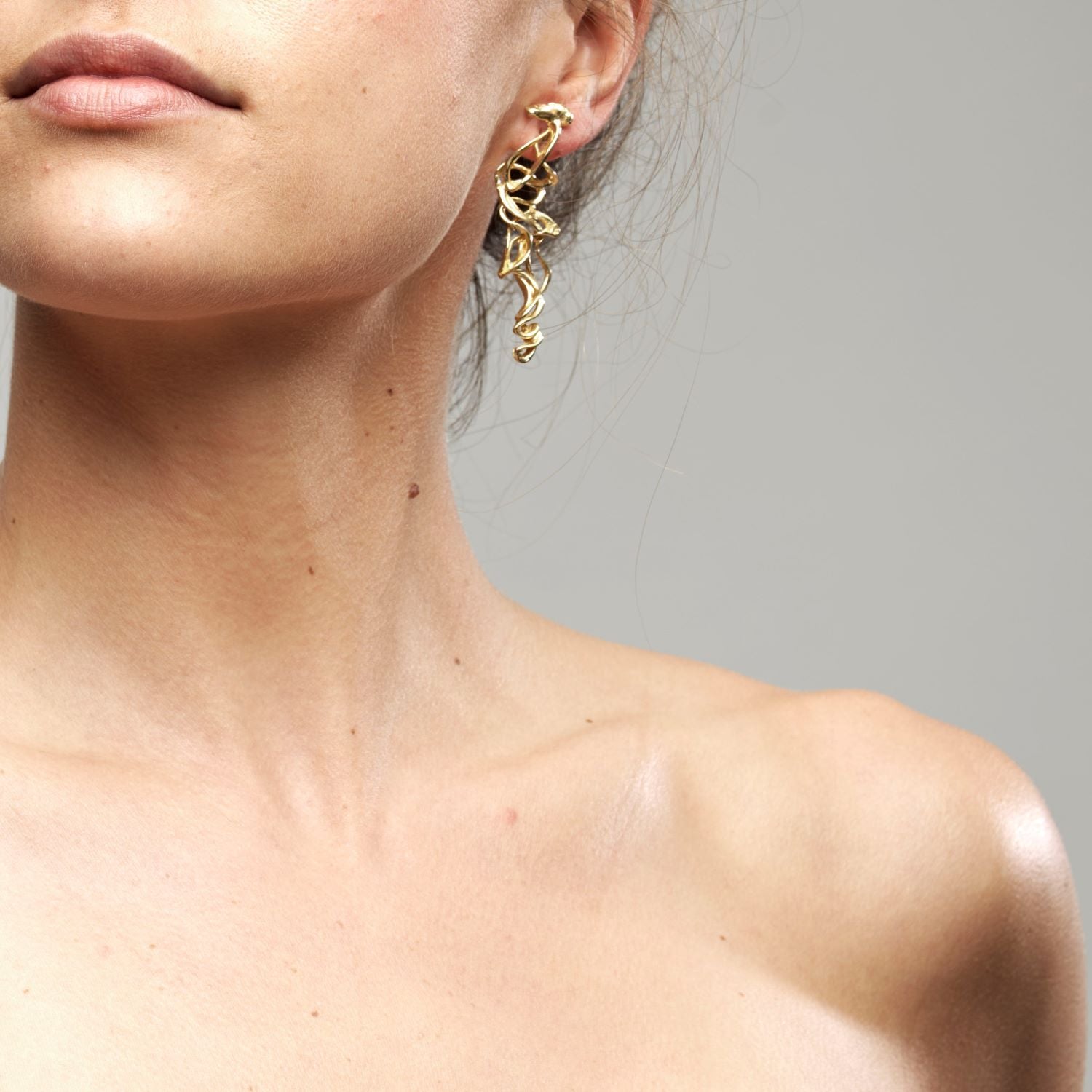 Amara Long Stud Earrings