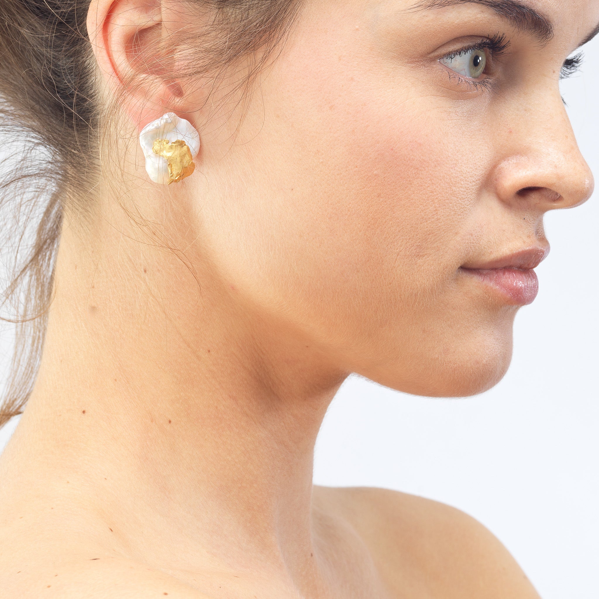 Cordelia Pearl Stud Earrings