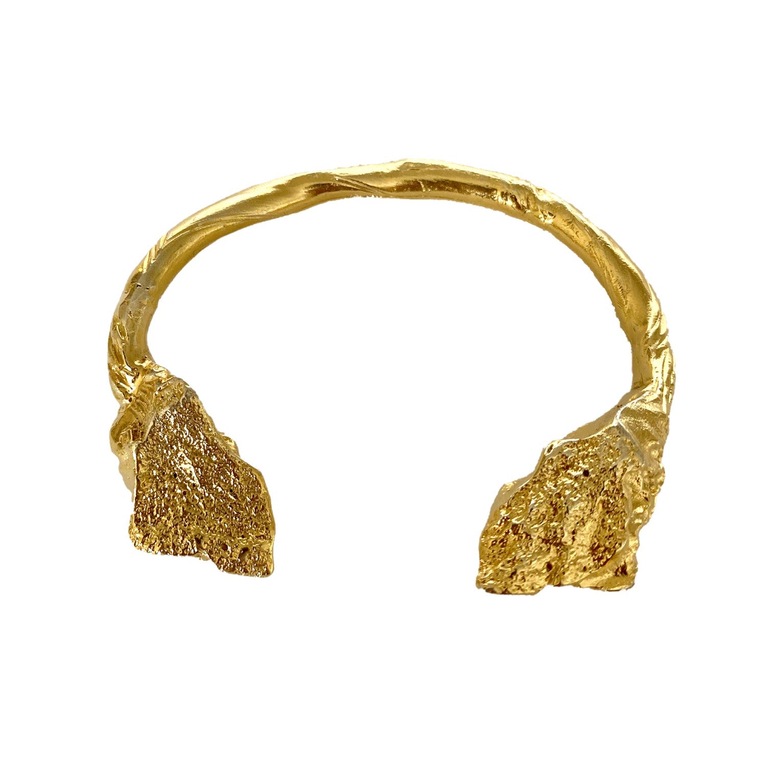 Rocks Cuff in Gold