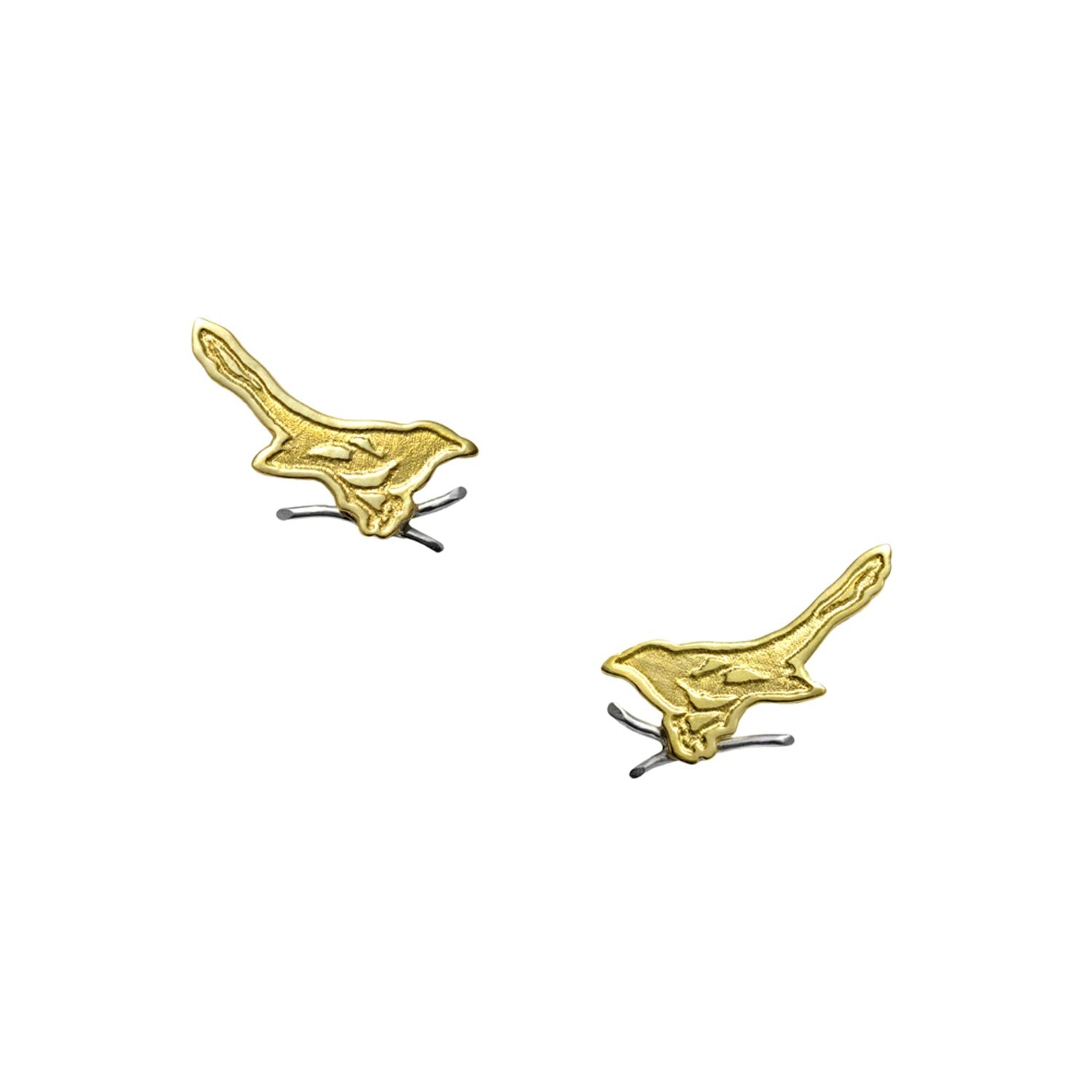 Fairtrade Gold Magpie Stud Earrings