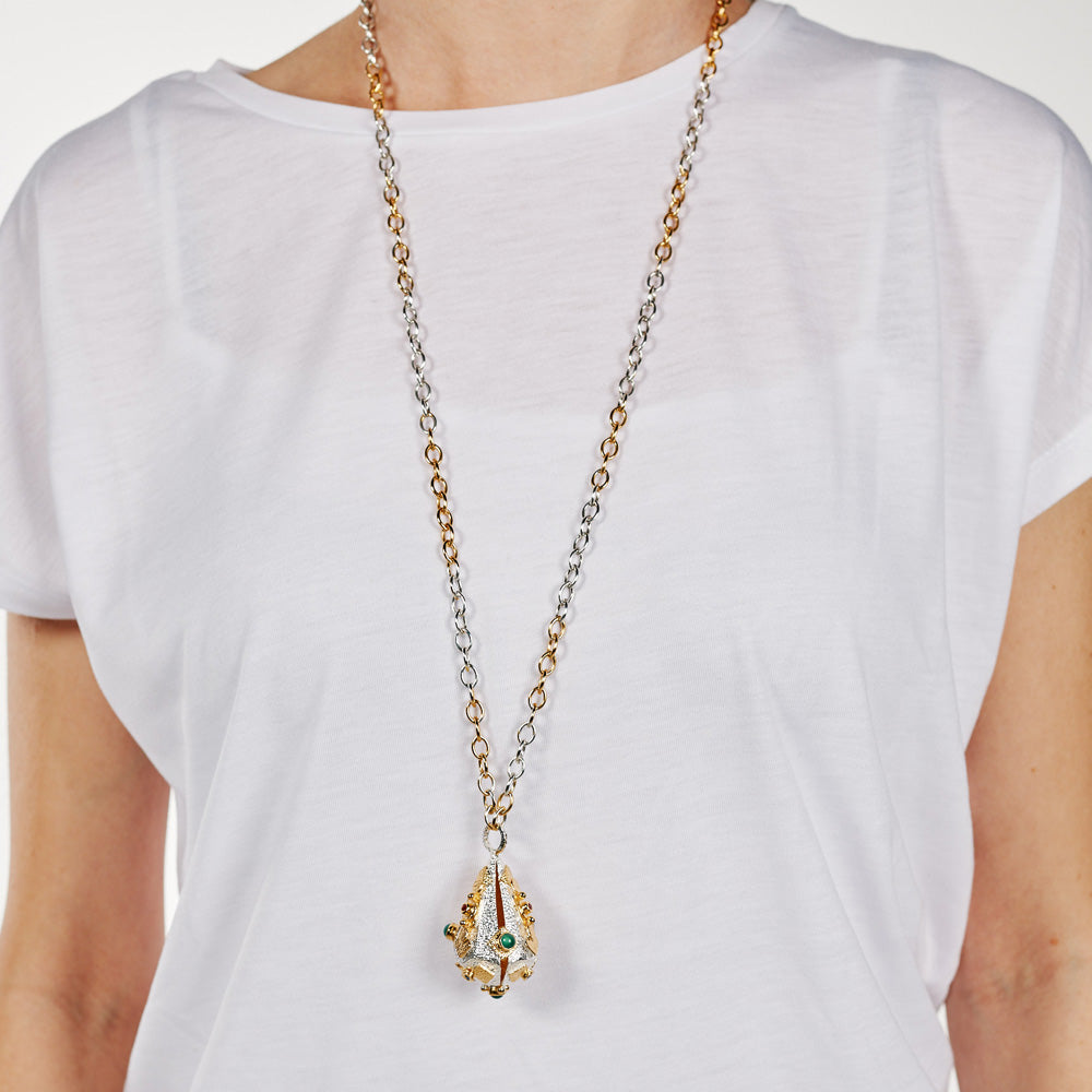 Geo Lantern Necklace