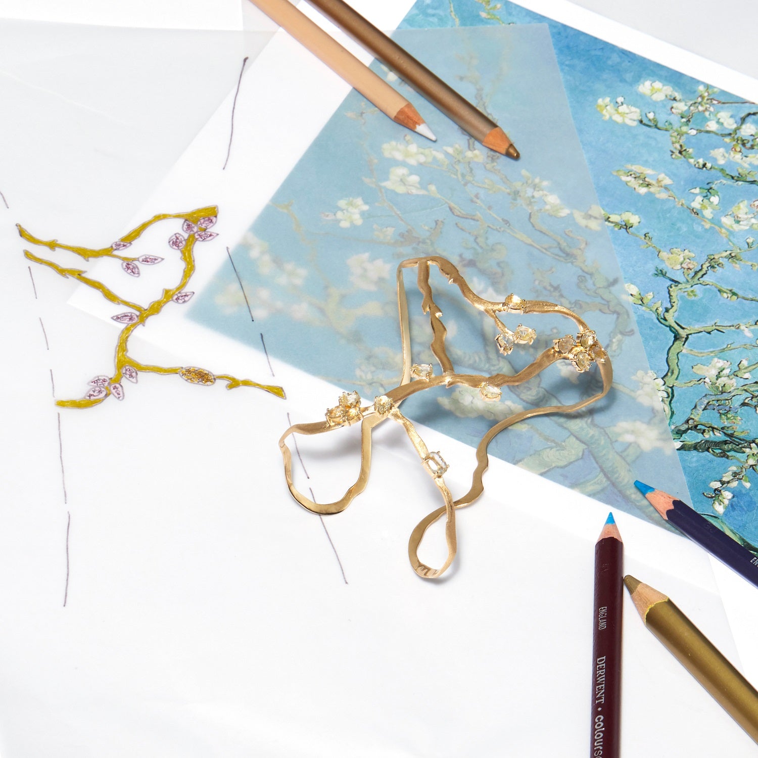 Van Gogh's Almond Bracelet