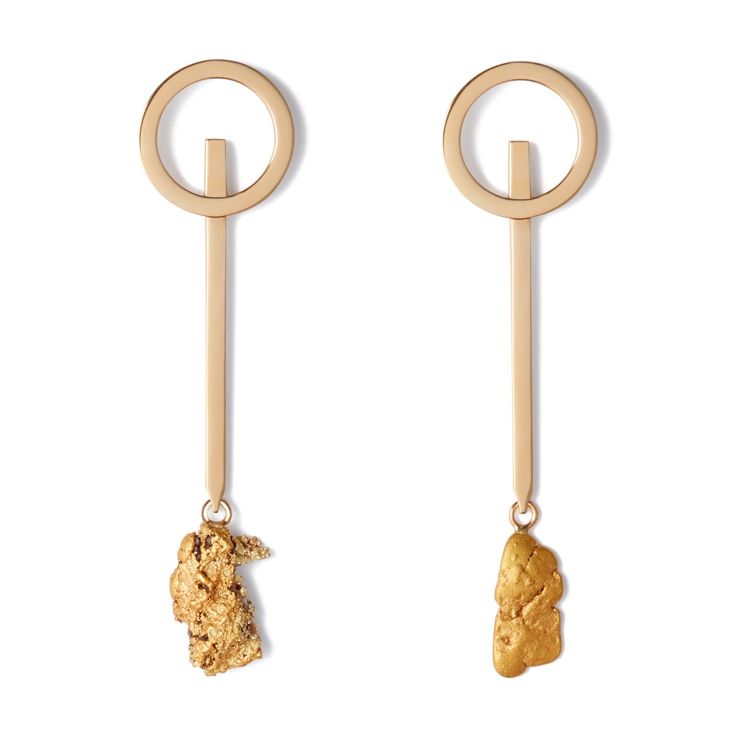Earth Circle Earrings