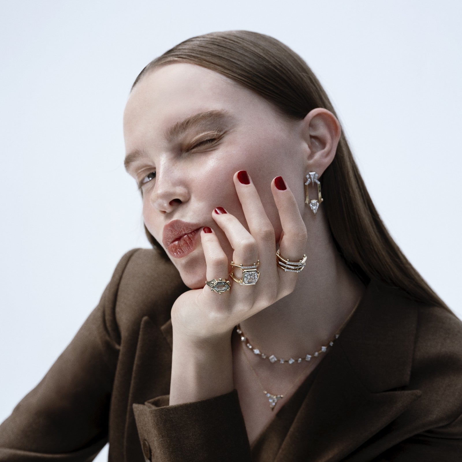 Momento Prism Trio Diamond Ring