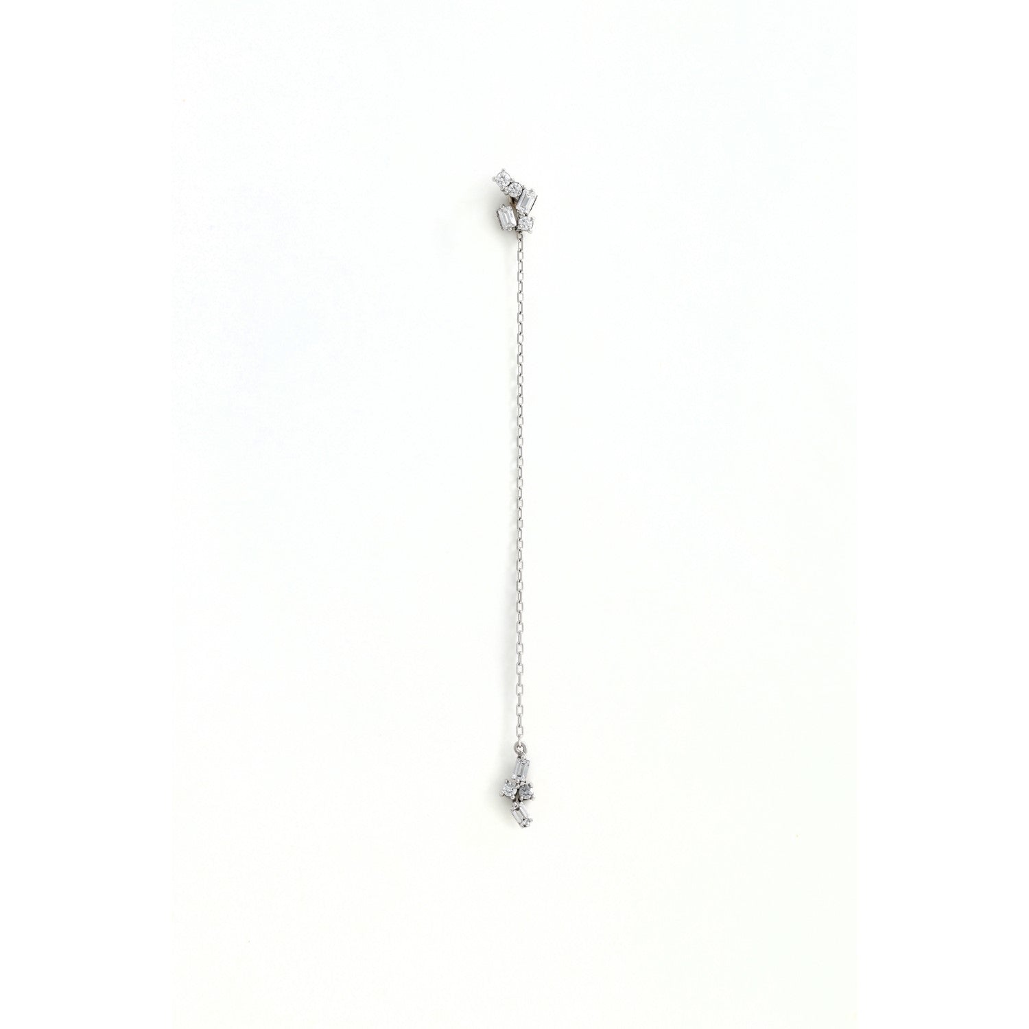 Jagged Mix n Match Chain Earrings