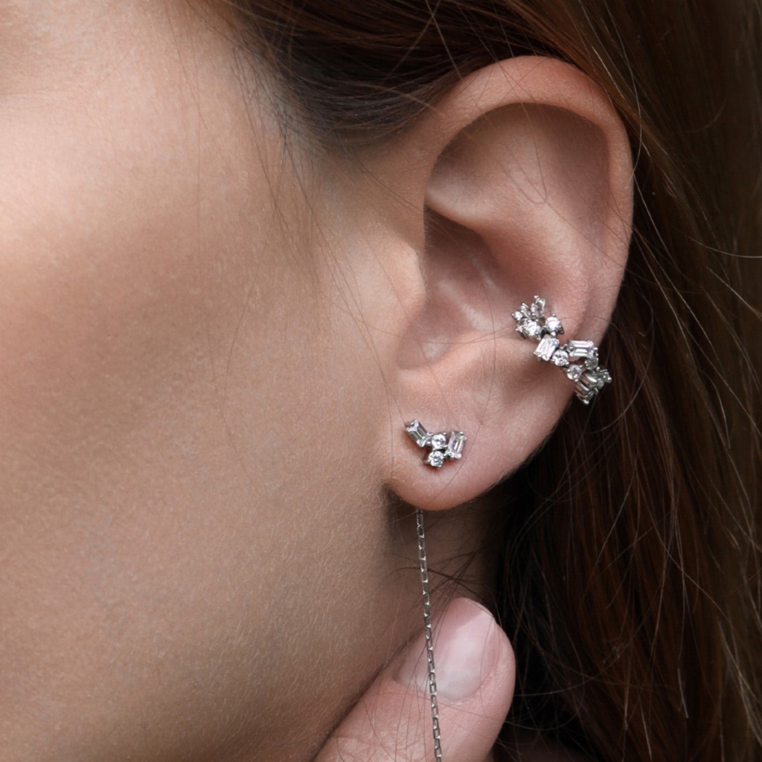 Jagged Conch Earring