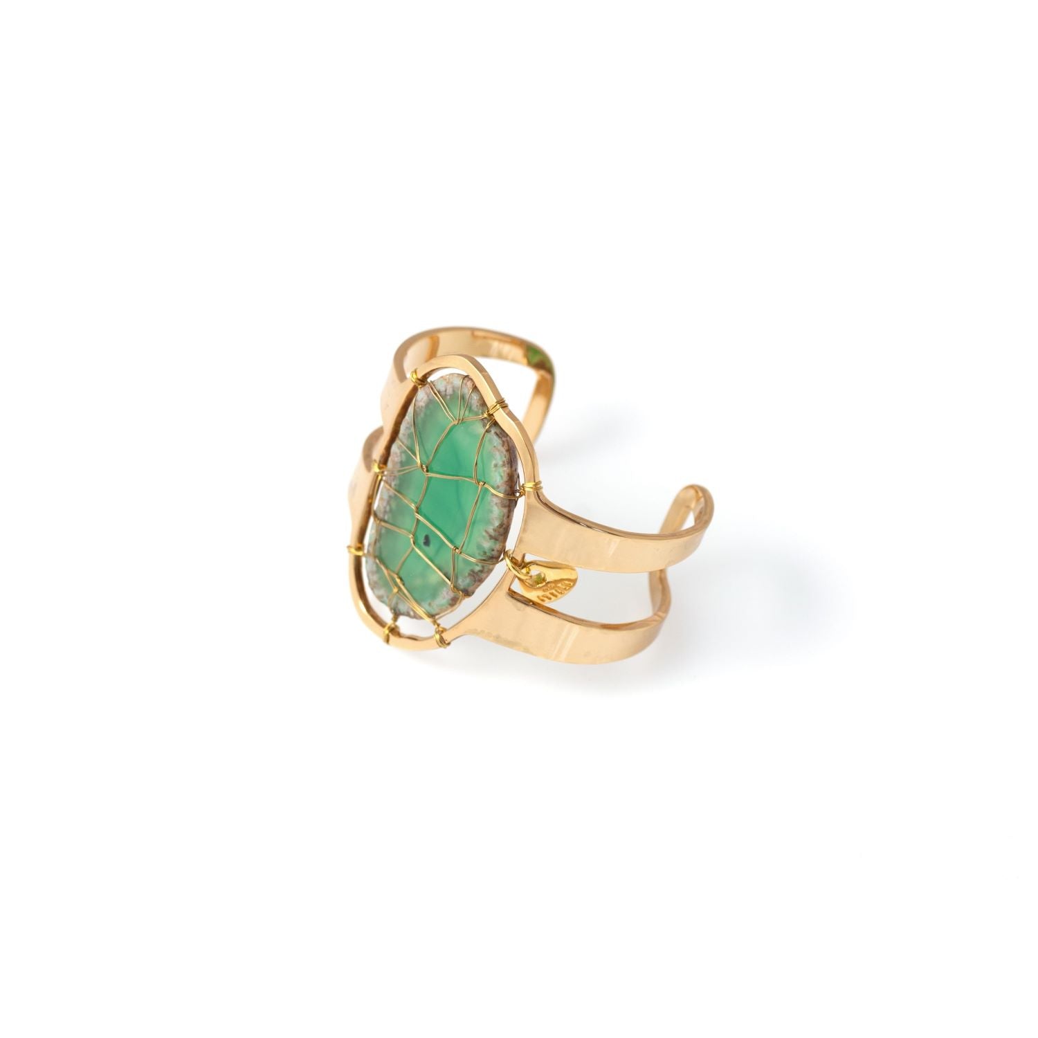 Green Agate Cuff