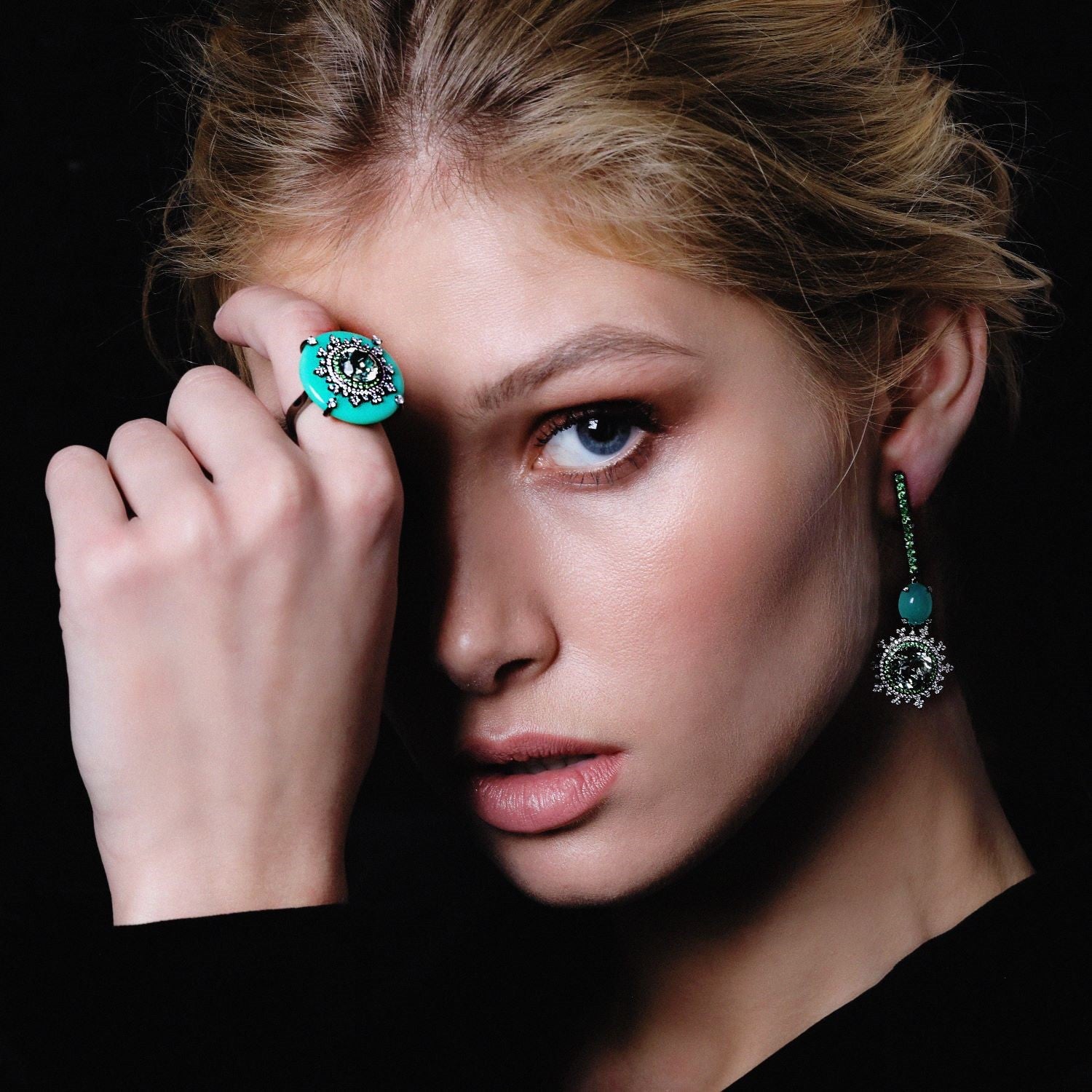 Tsarina Mint Flake Ring