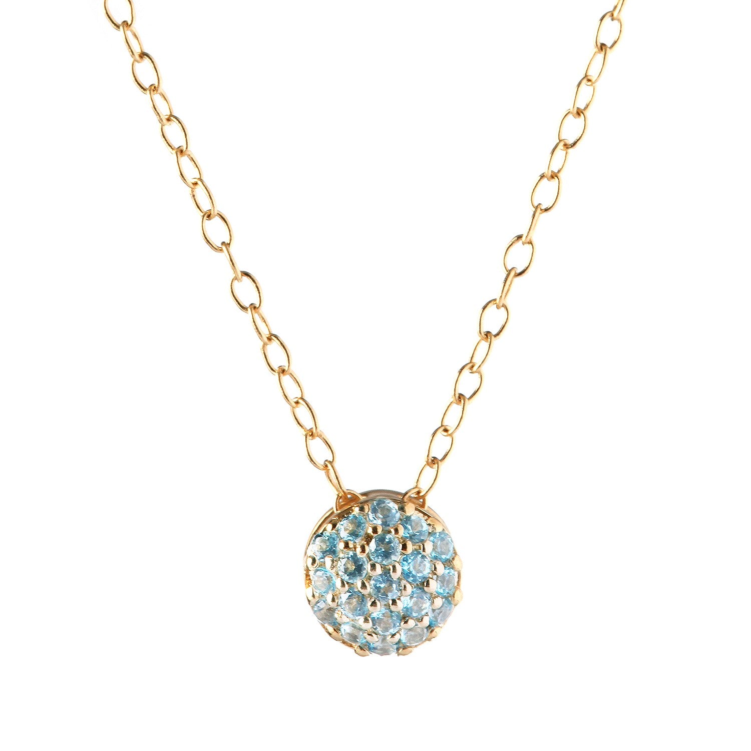 December Birthstone Dot Necklace