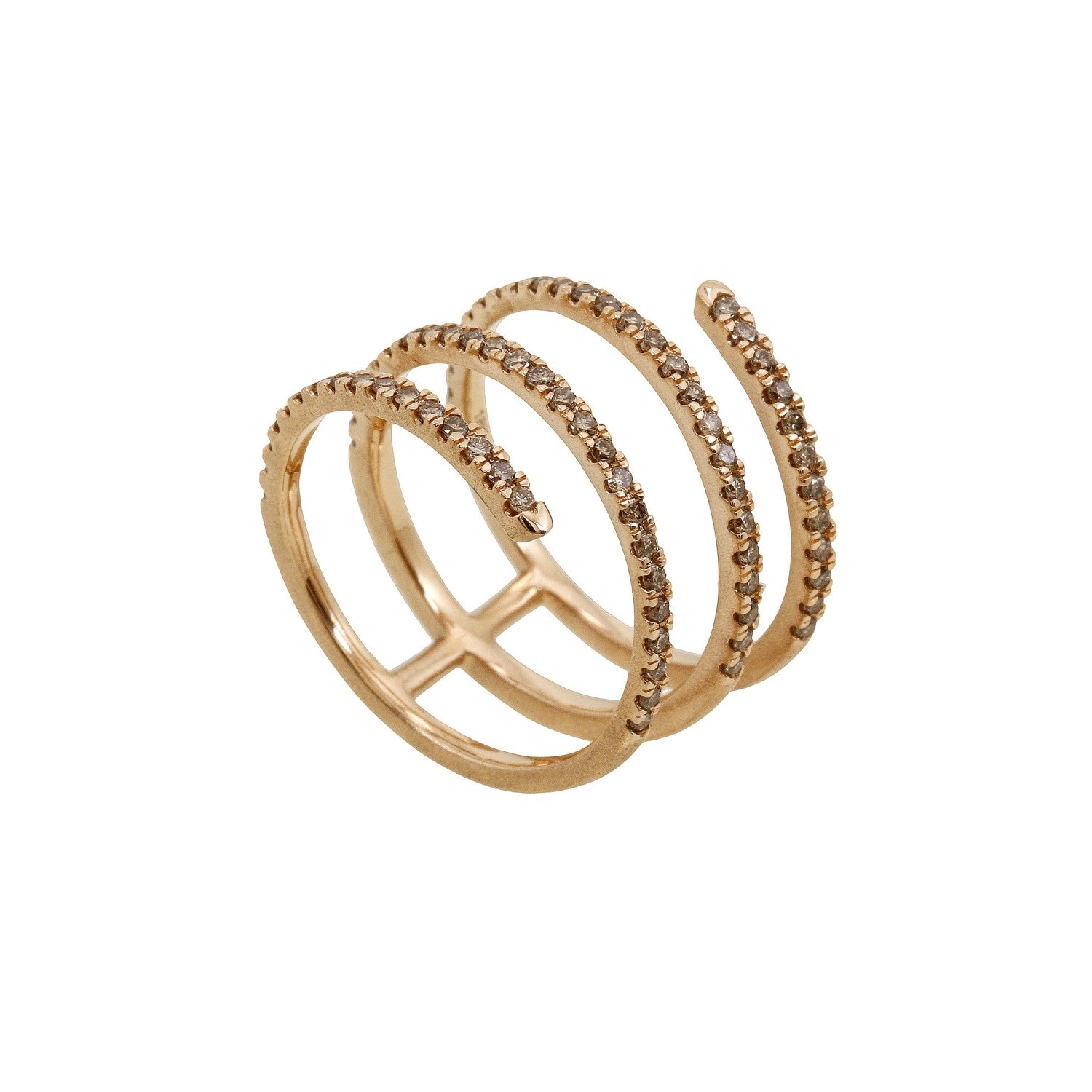 Harmonic Coil Ring (Pink Gold)