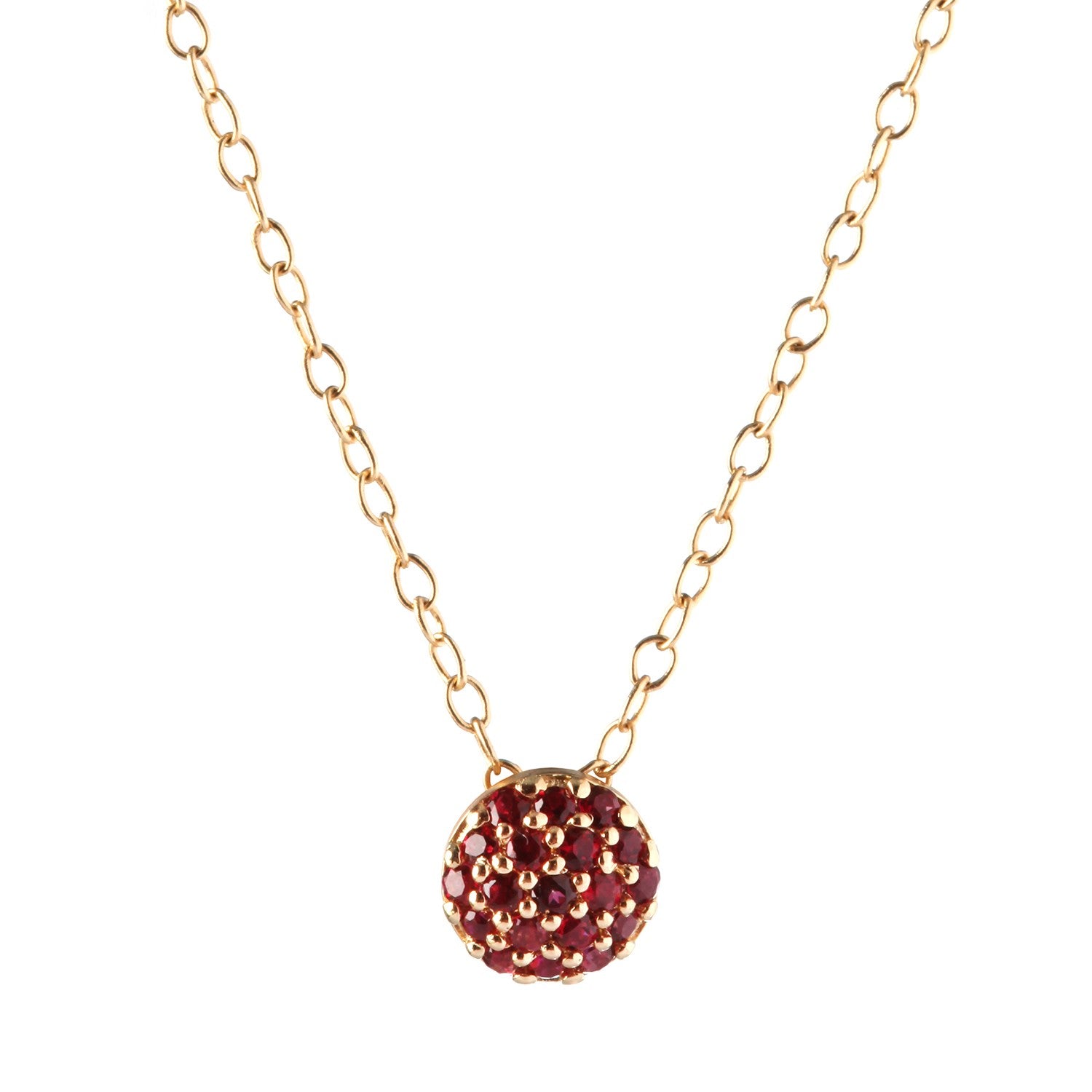 January Birthstone Dot Necklace