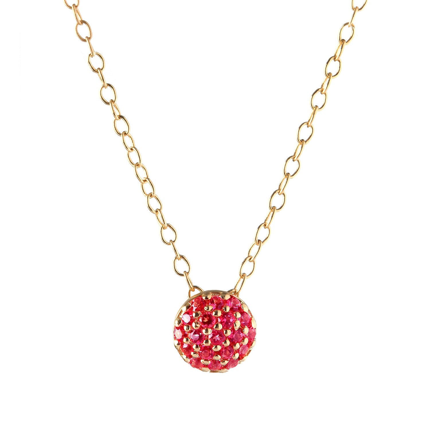 July Birthstone Dot Necklace