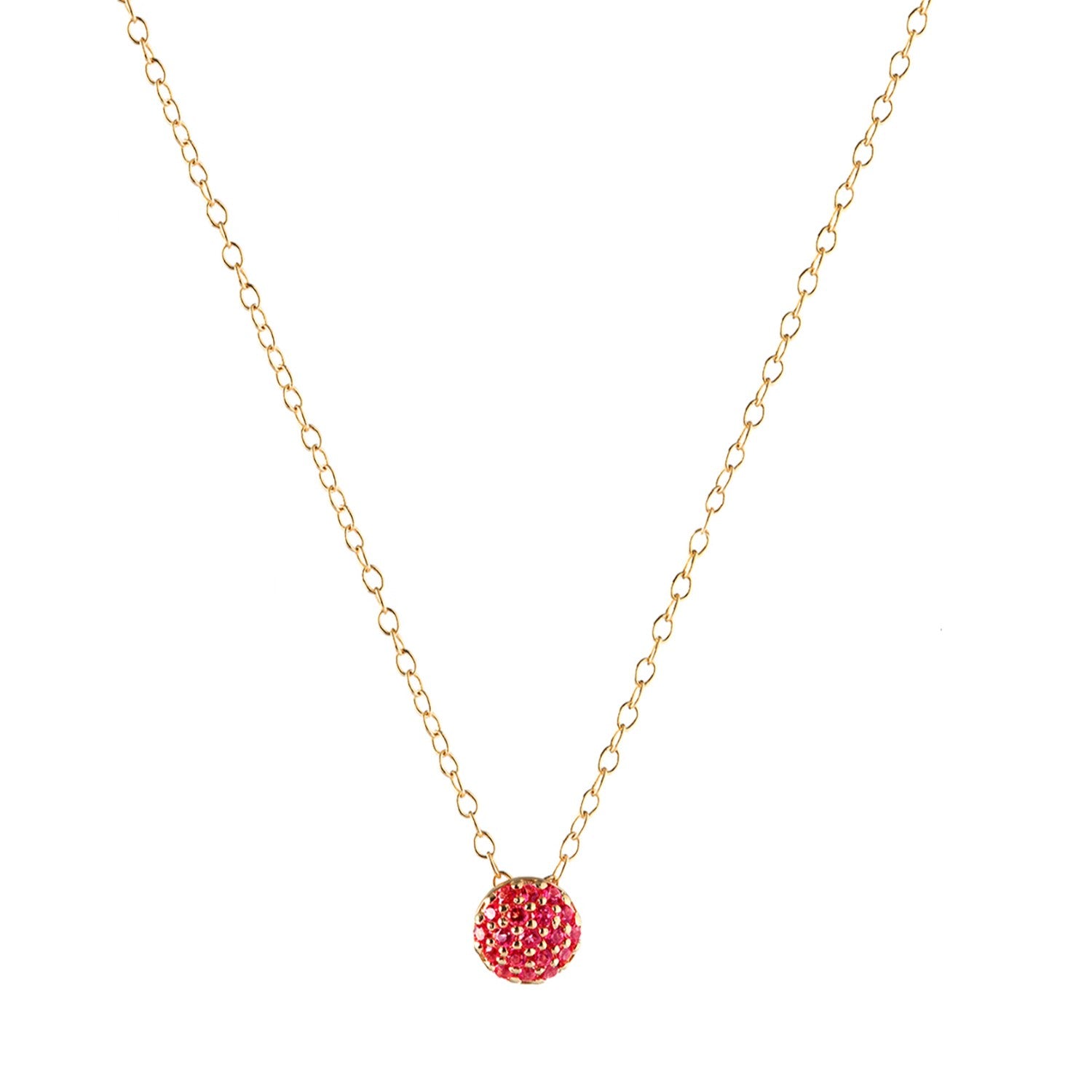 July Birthstone Dot Necklace