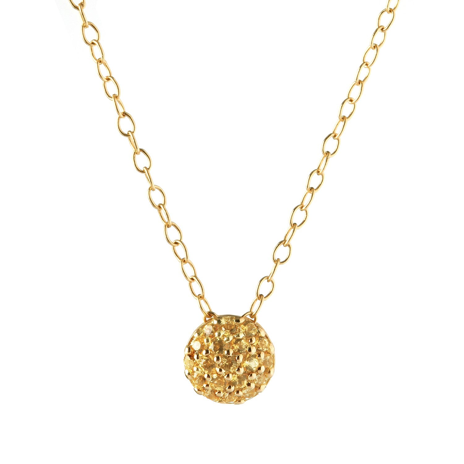 November Birthstone Dot Necklace