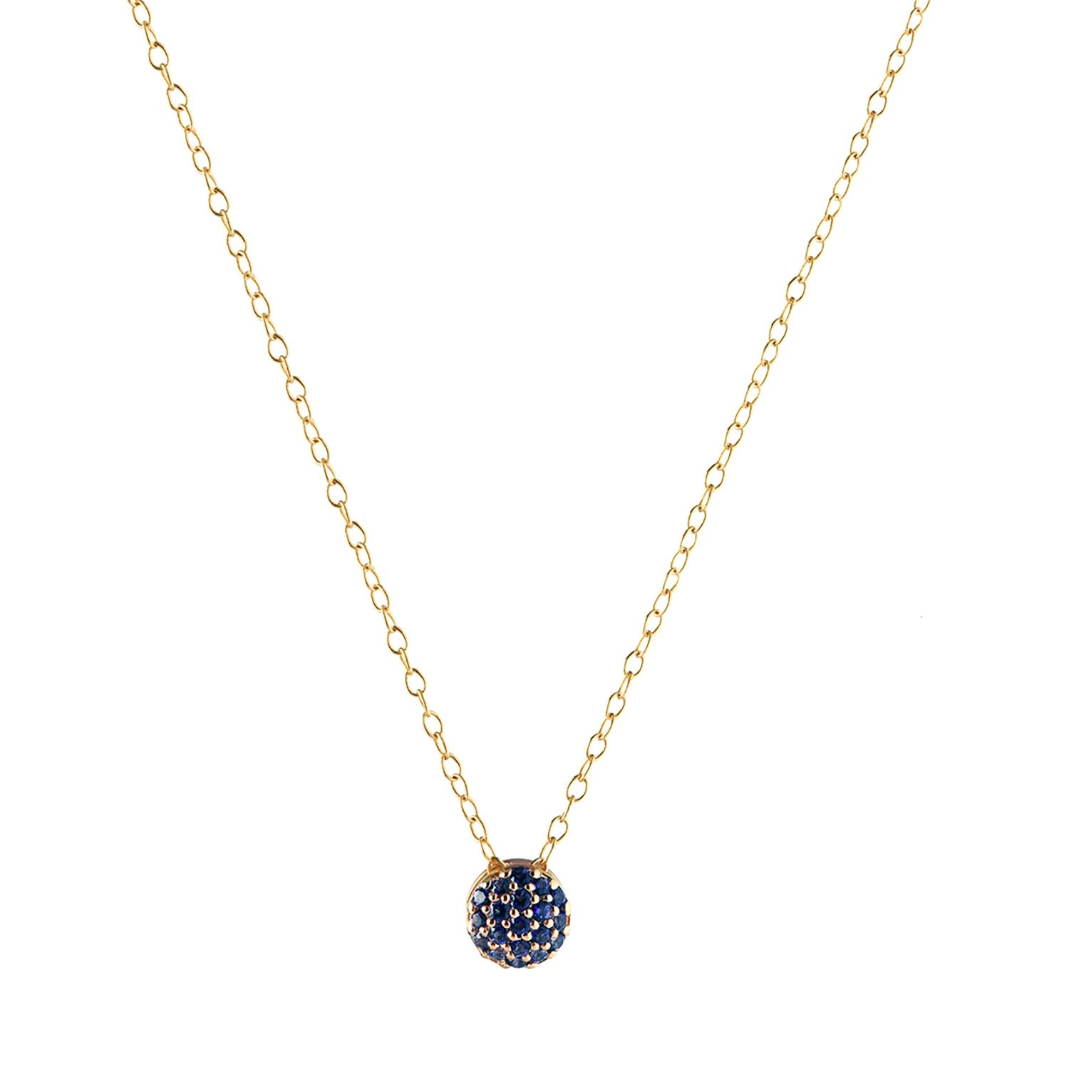 September Birthstone Dot Necklace