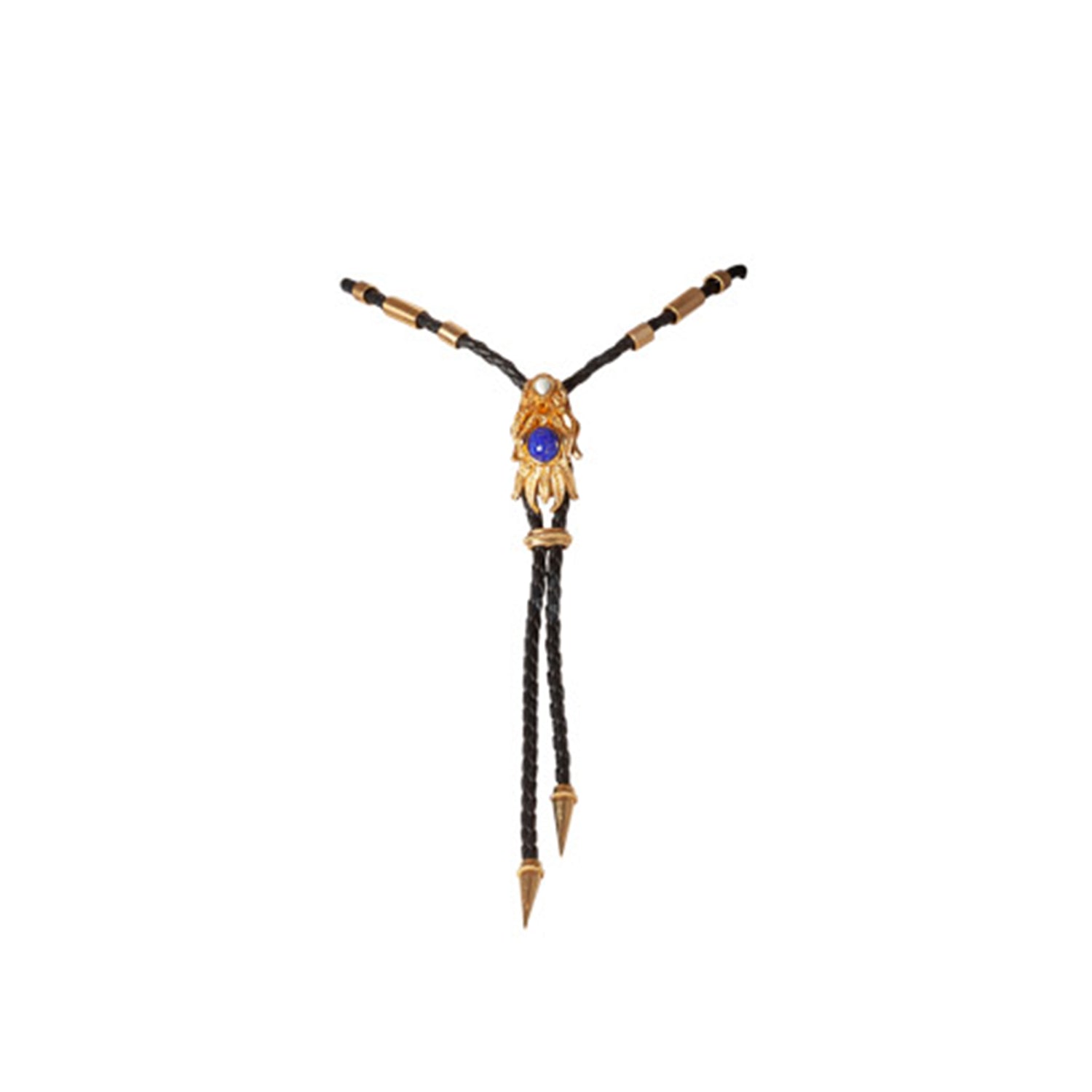 Dragon Fish Black Gold Necklace