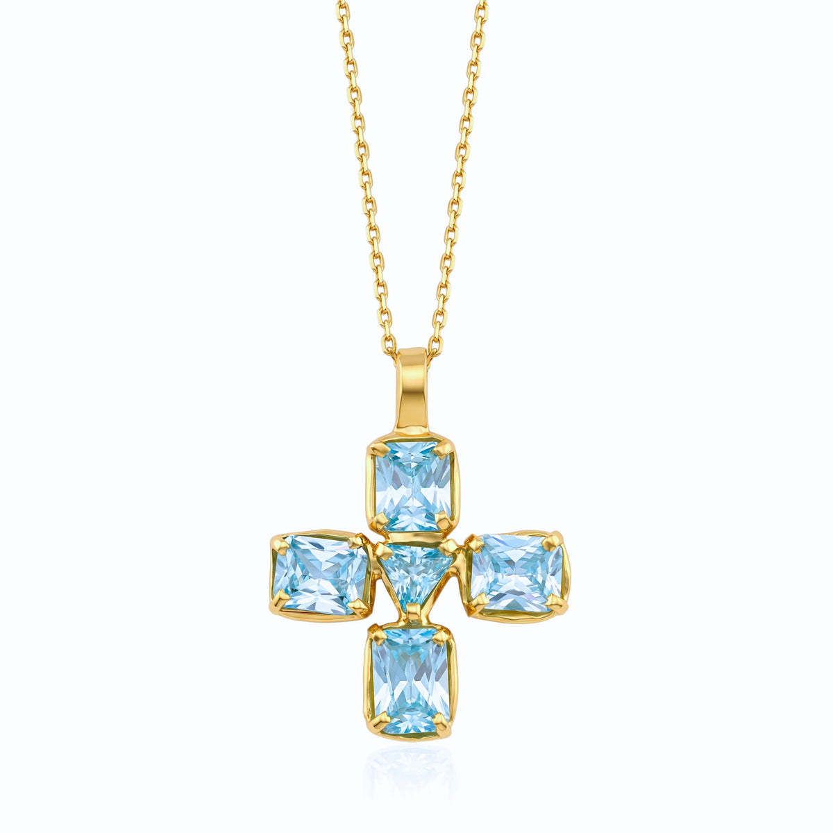 The Aurora Cross Necklace