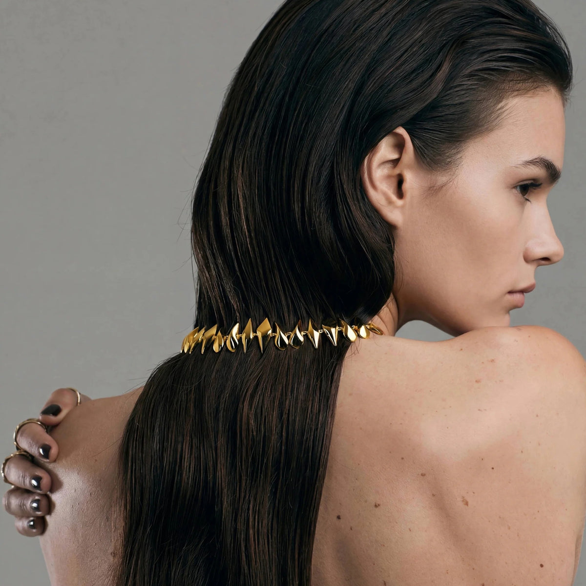 Apex Necklace in Gold Vermeil