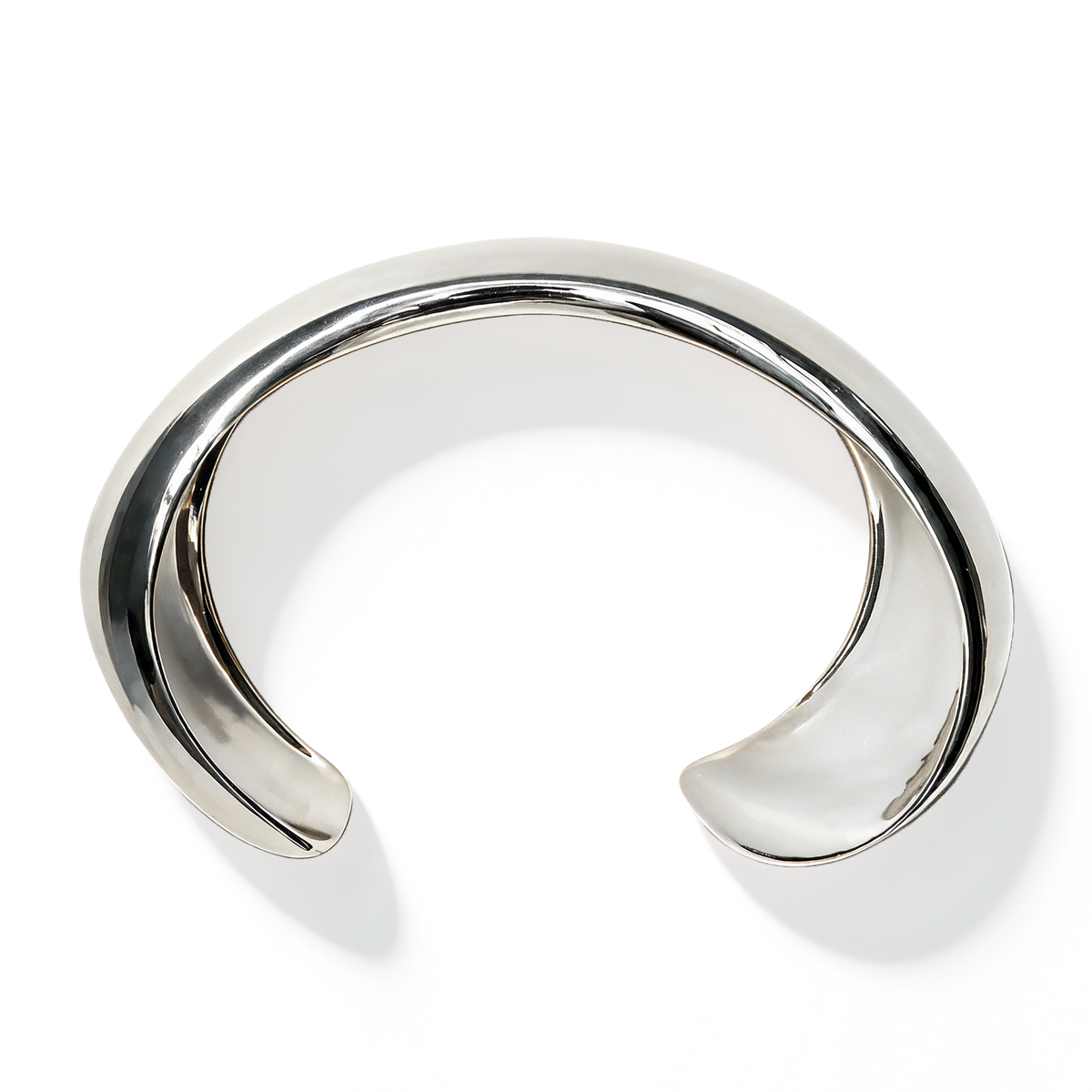 Milos Sculpted Cuff in Sterling Silver