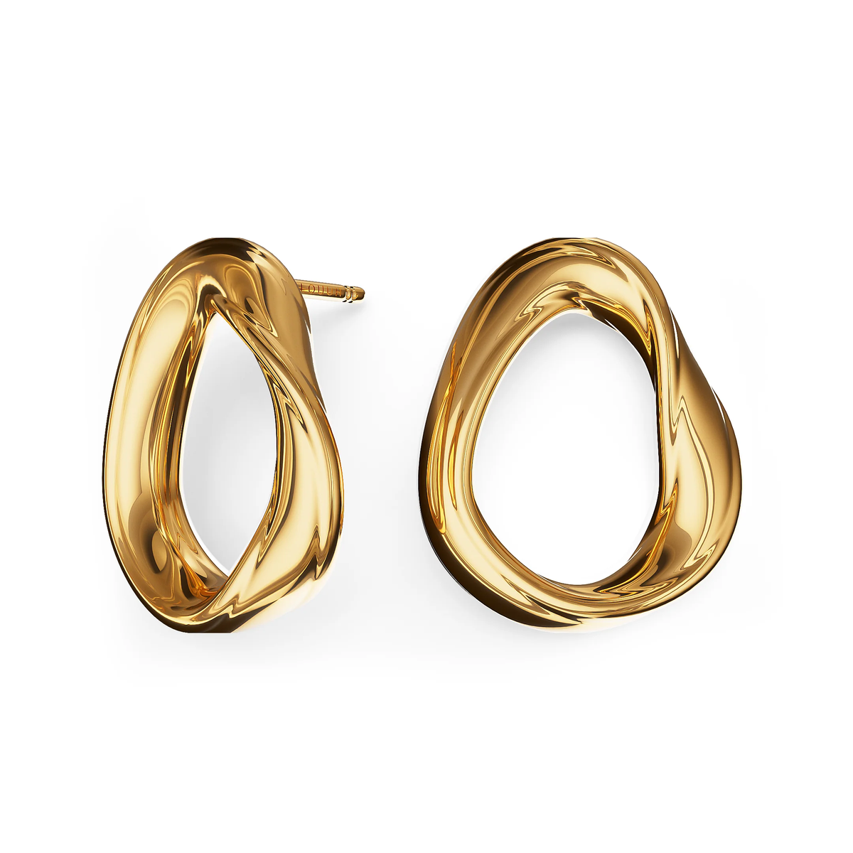 Oura Earrings in Gold Vermeil