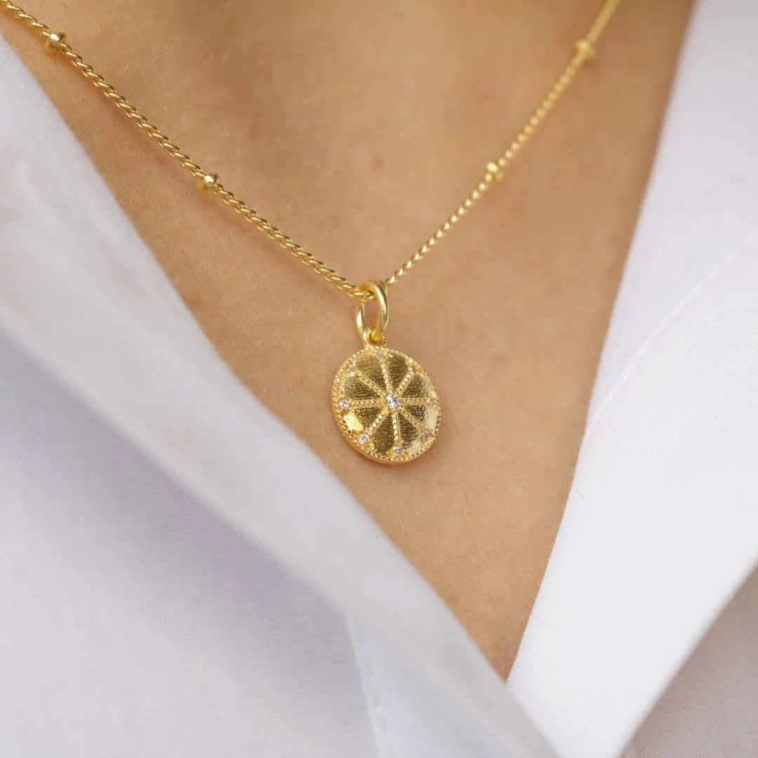 Global Goals #7: Energy Medallion Necklace