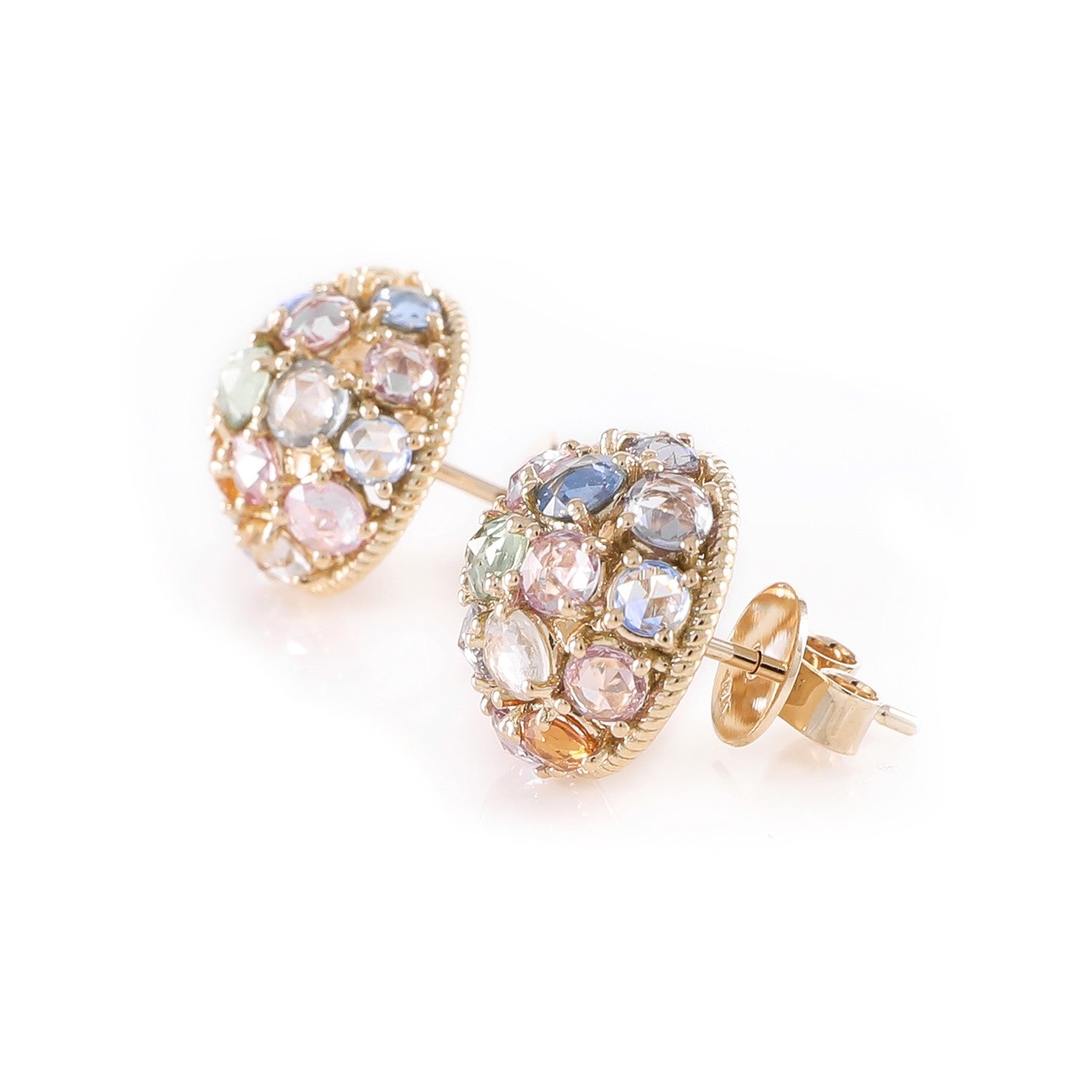 Earring Zero 1 - Multicolour Sapphires