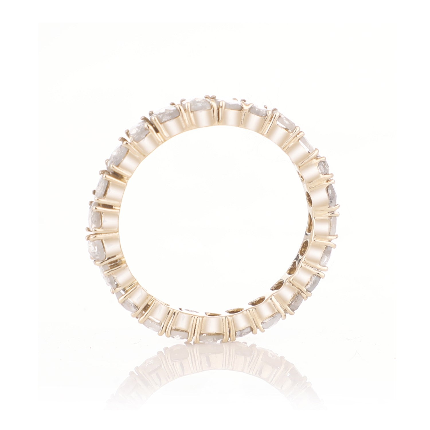 Ring Zero 5 - Diamonds in Yellow Gold