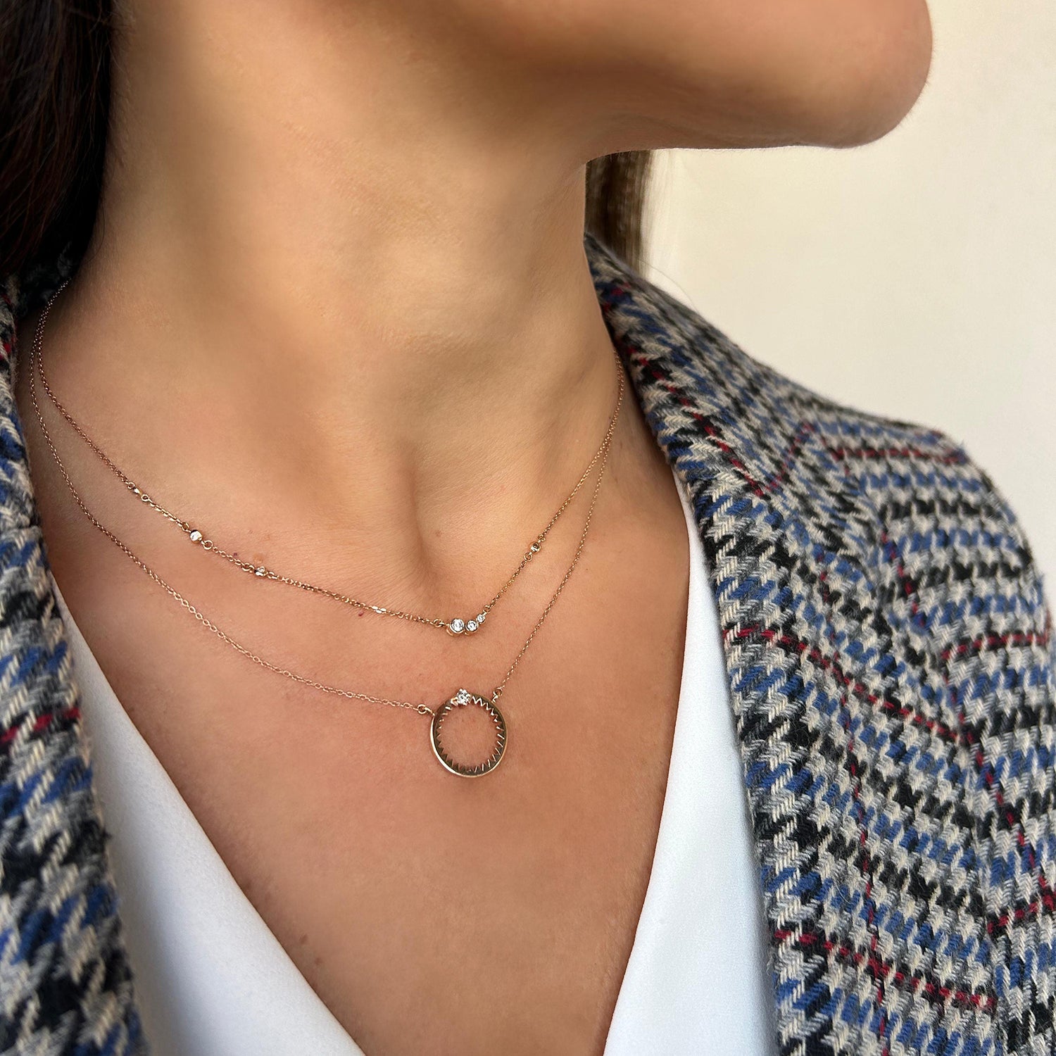 Catch You Circle Necklace