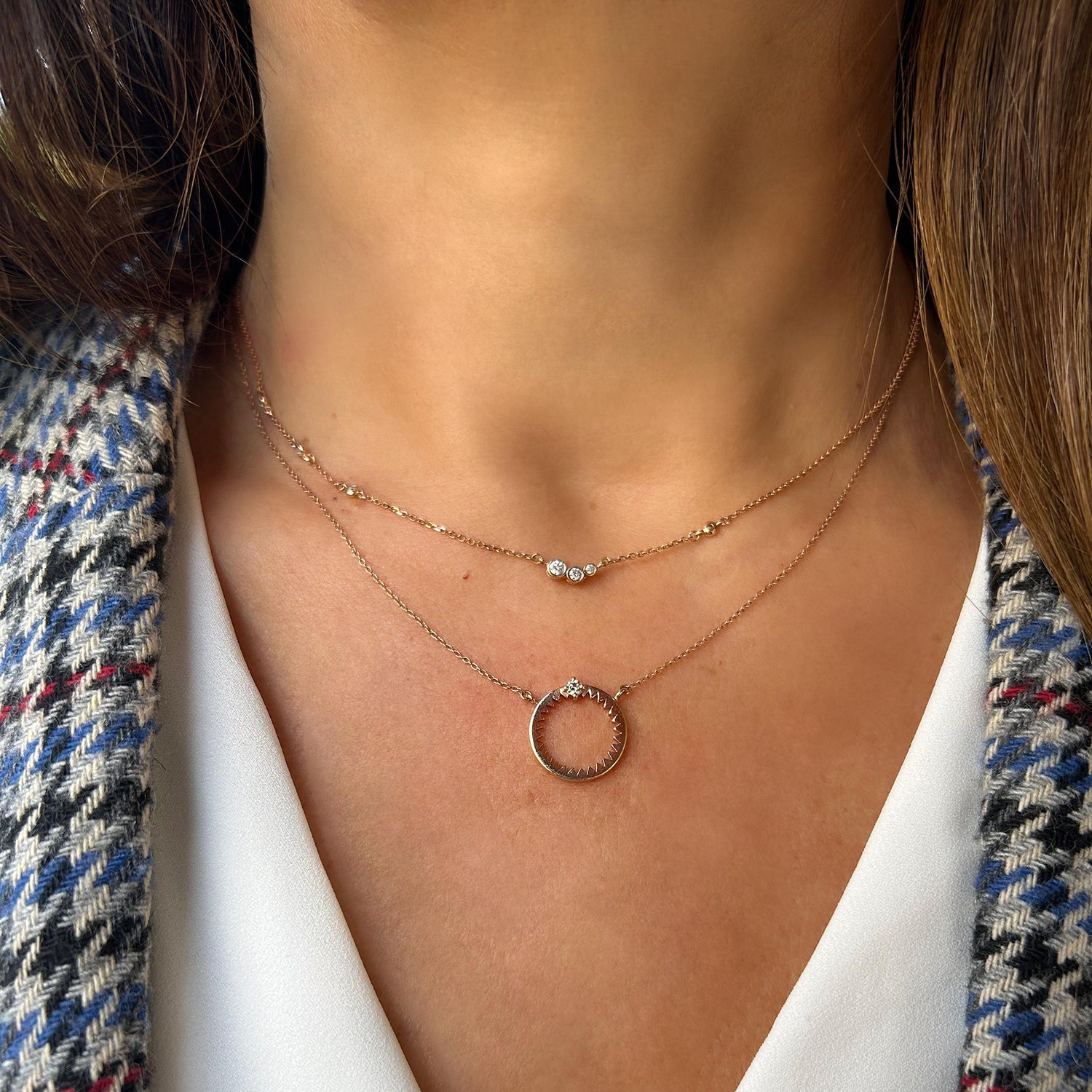 Catch You Circle Necklace
