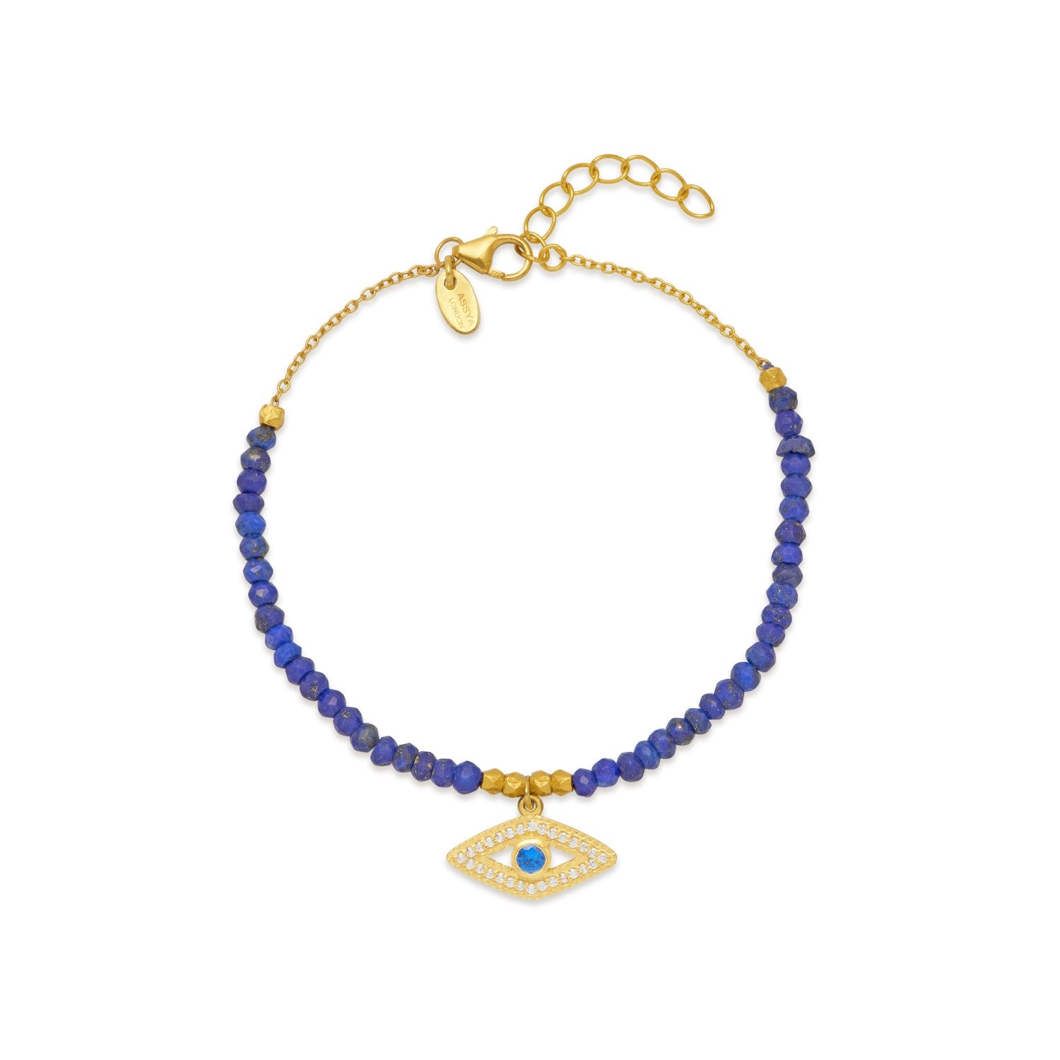 Lapis Lazuli Evil Eye Bracelet
