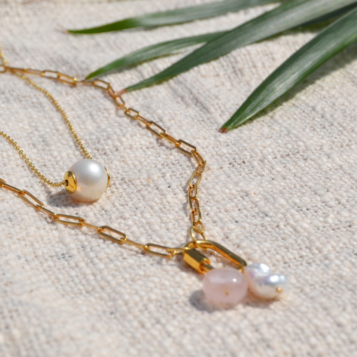 Daphne Gold Paperclip Link Chain Necklace