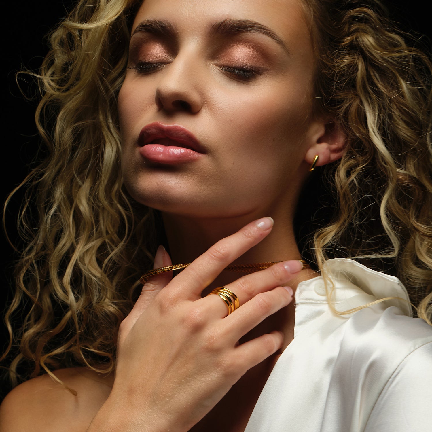 Genesis Gold Stacking Ring