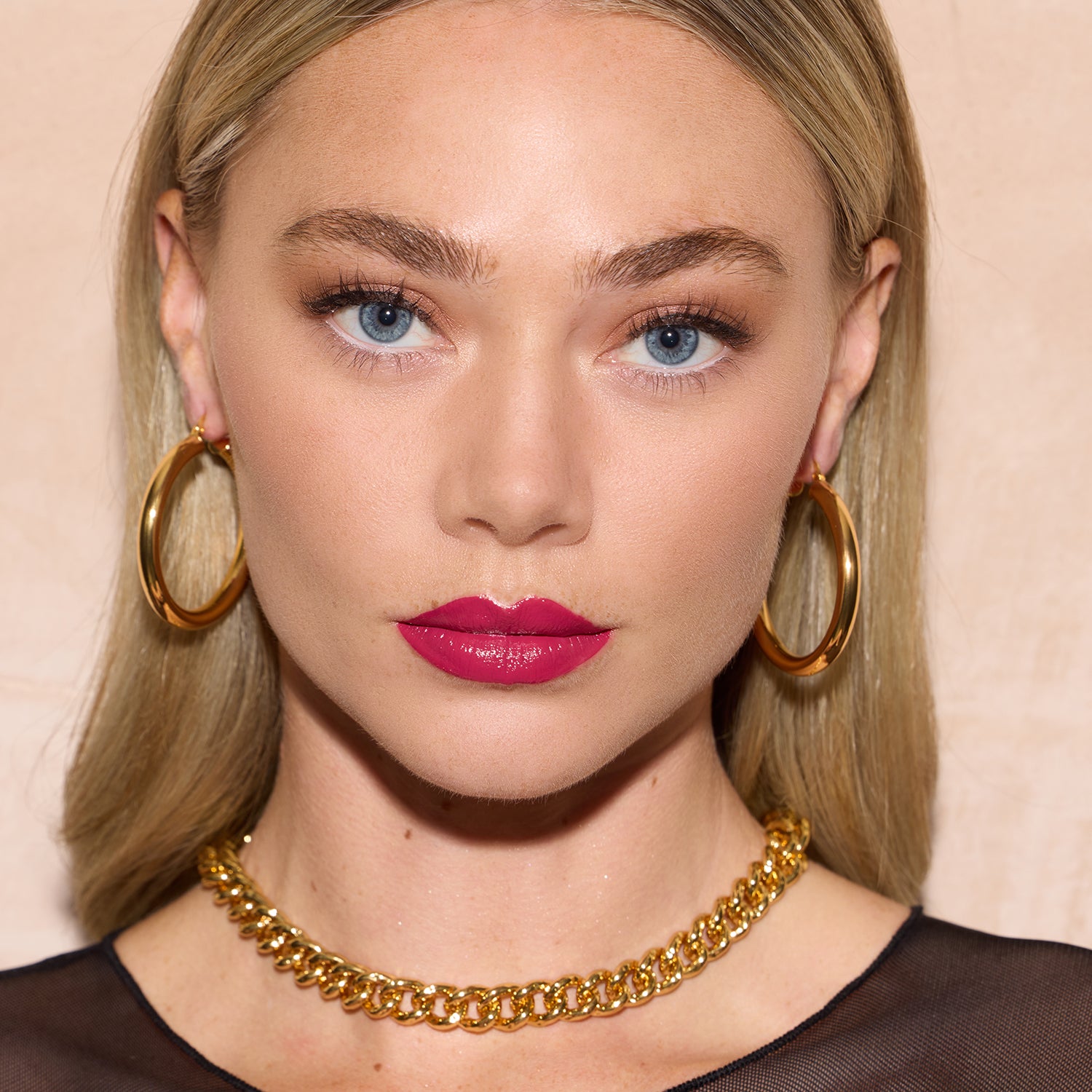Gia Thick Gold Chain Necklace