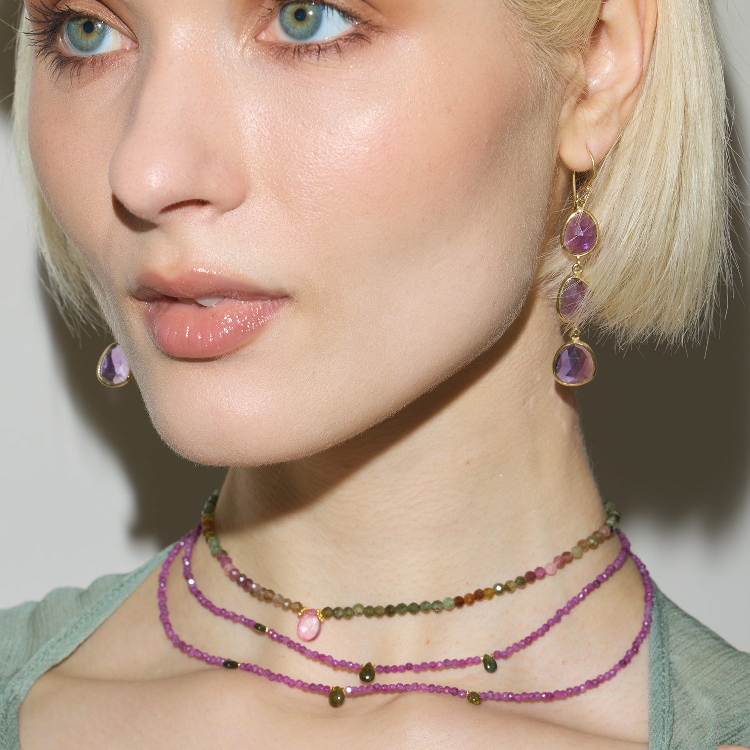 Ines Tourmaline Necklace Amadeus La Maison Couture