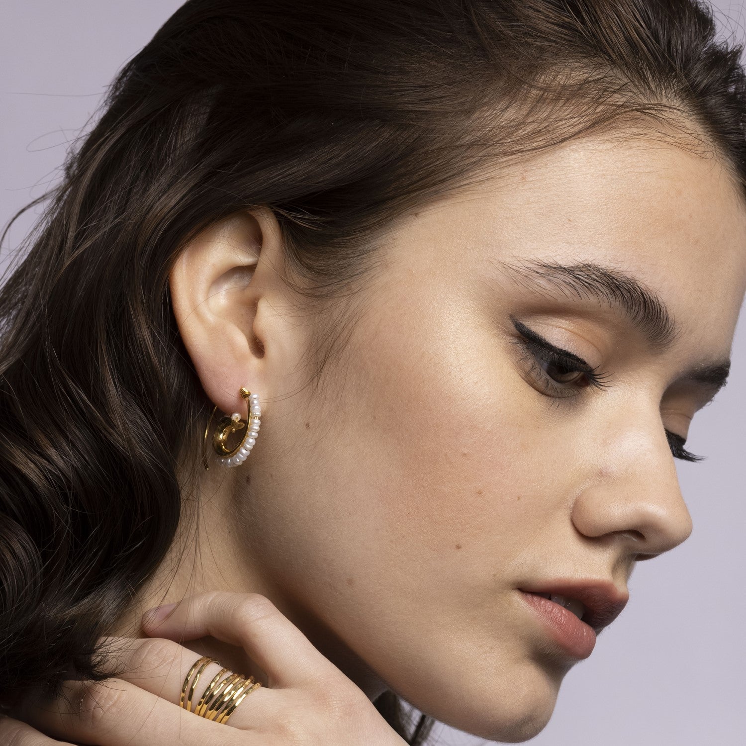 Venus Pearl Shell Earrings