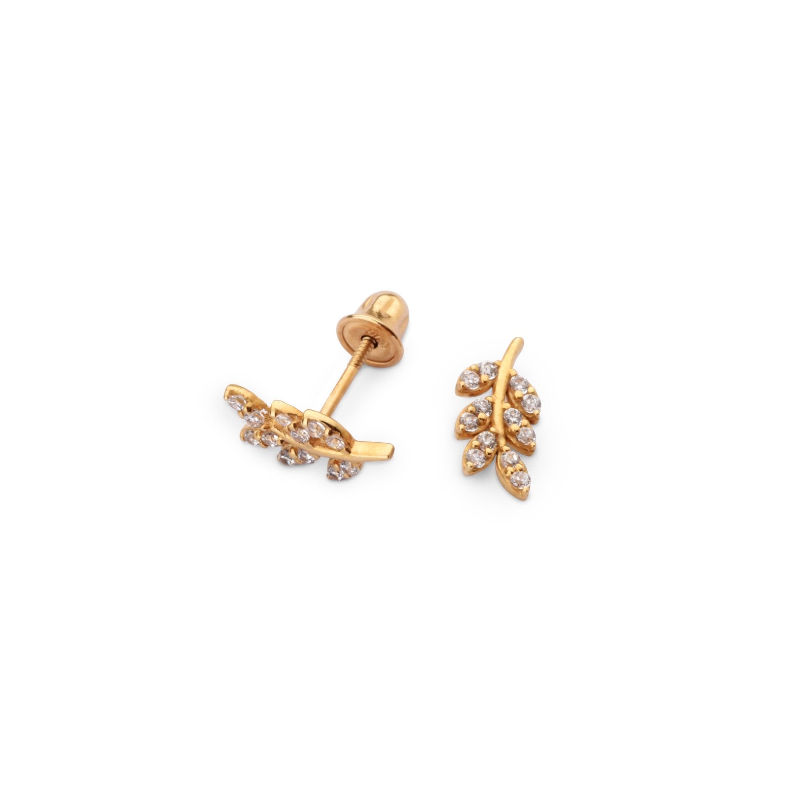 Leaf Stud Earrings